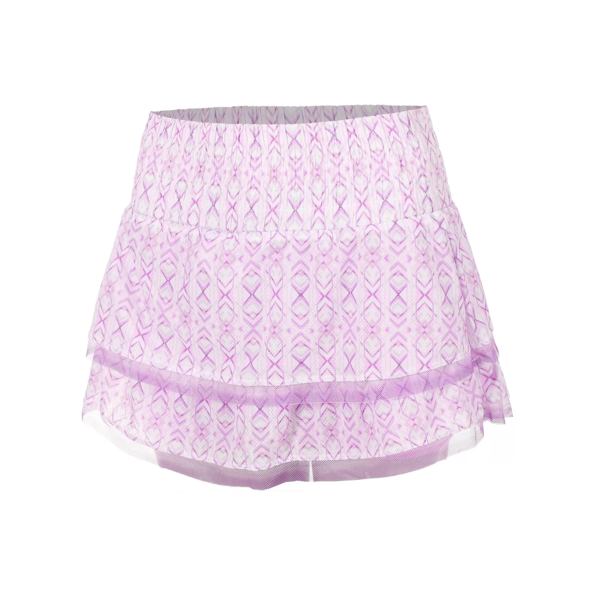 High Waist Petal Haze Skirt Women - White, Pink>Lucky in Love Shop