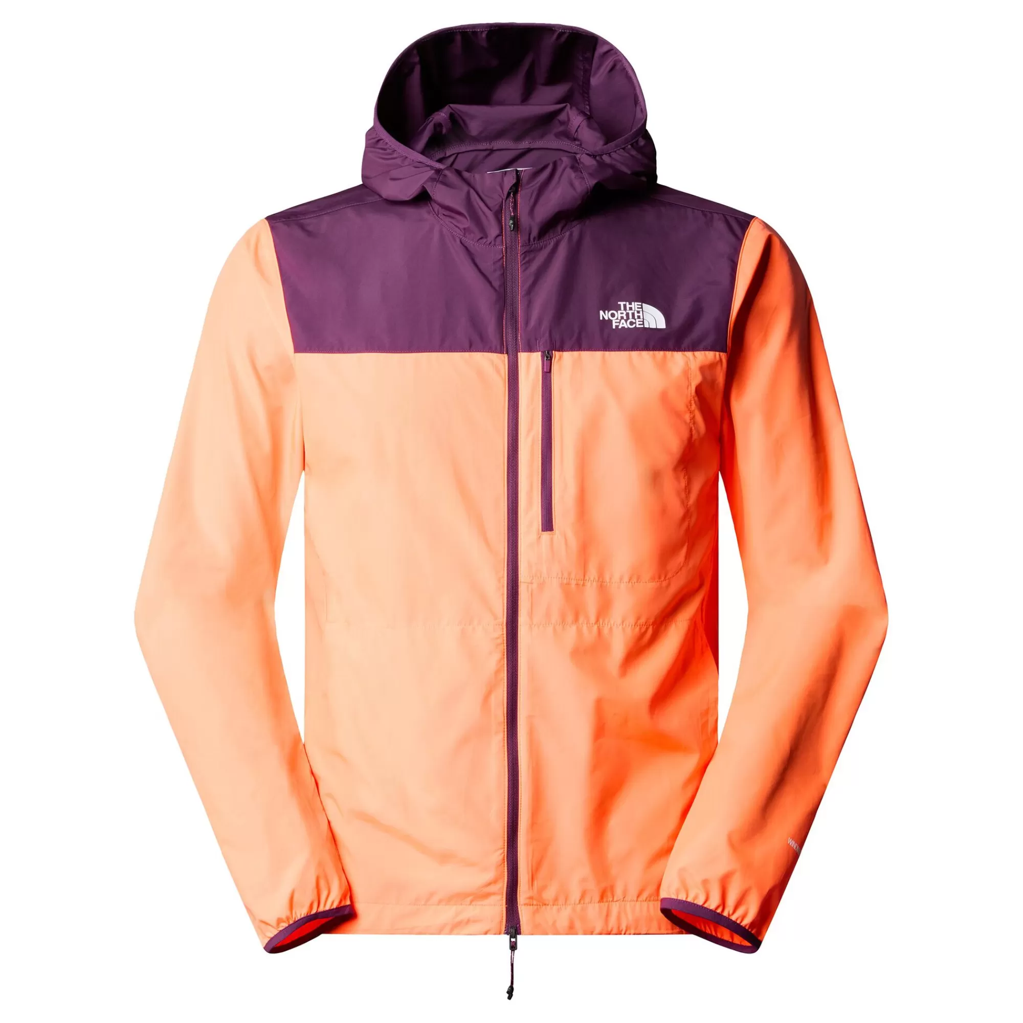 Higher Run Wind Running Jacket Men - Orange, Violet>The North Face Shop