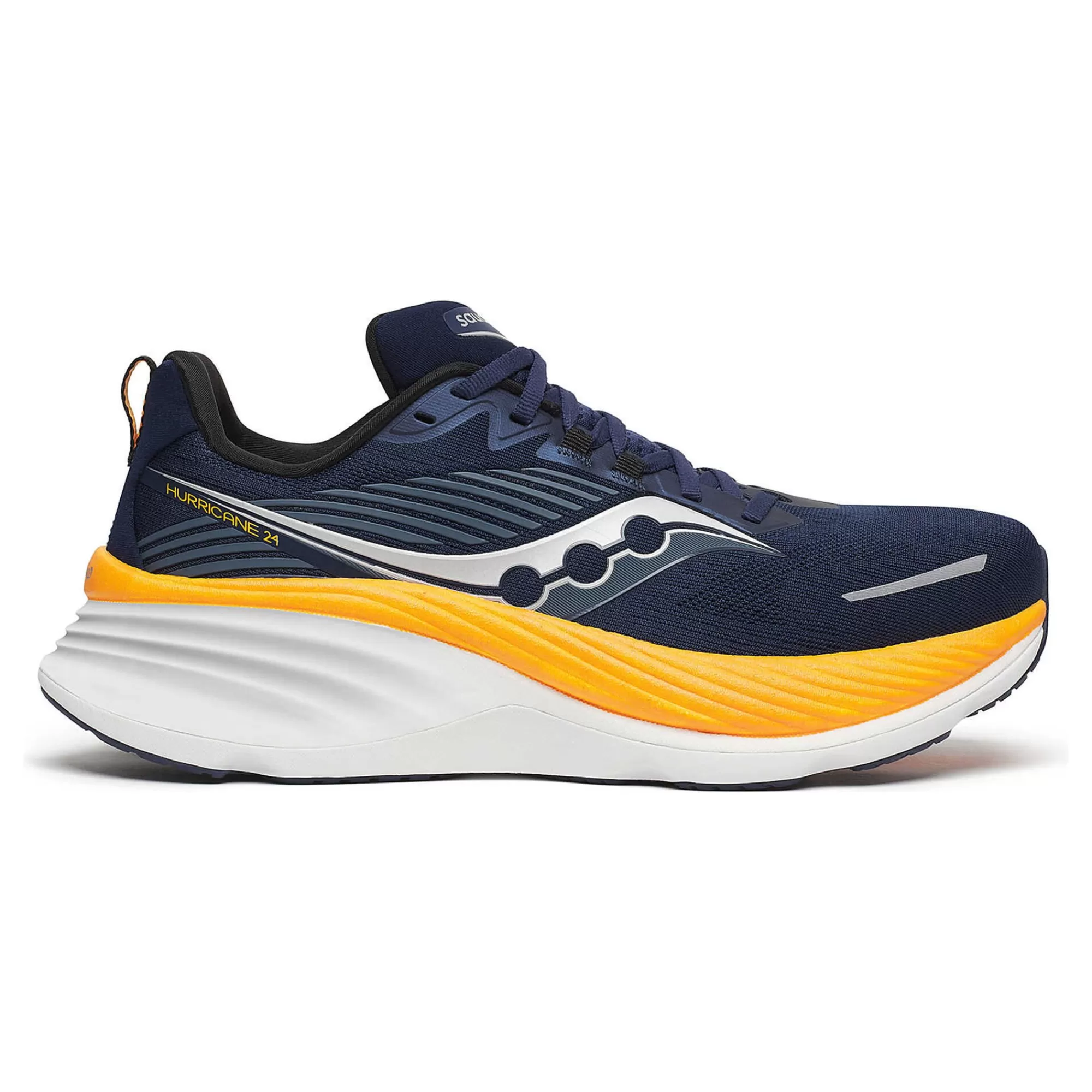 Hurricane 24 Stability Running Shoe Men - Dark Blue, Orange>Saucony Cheap