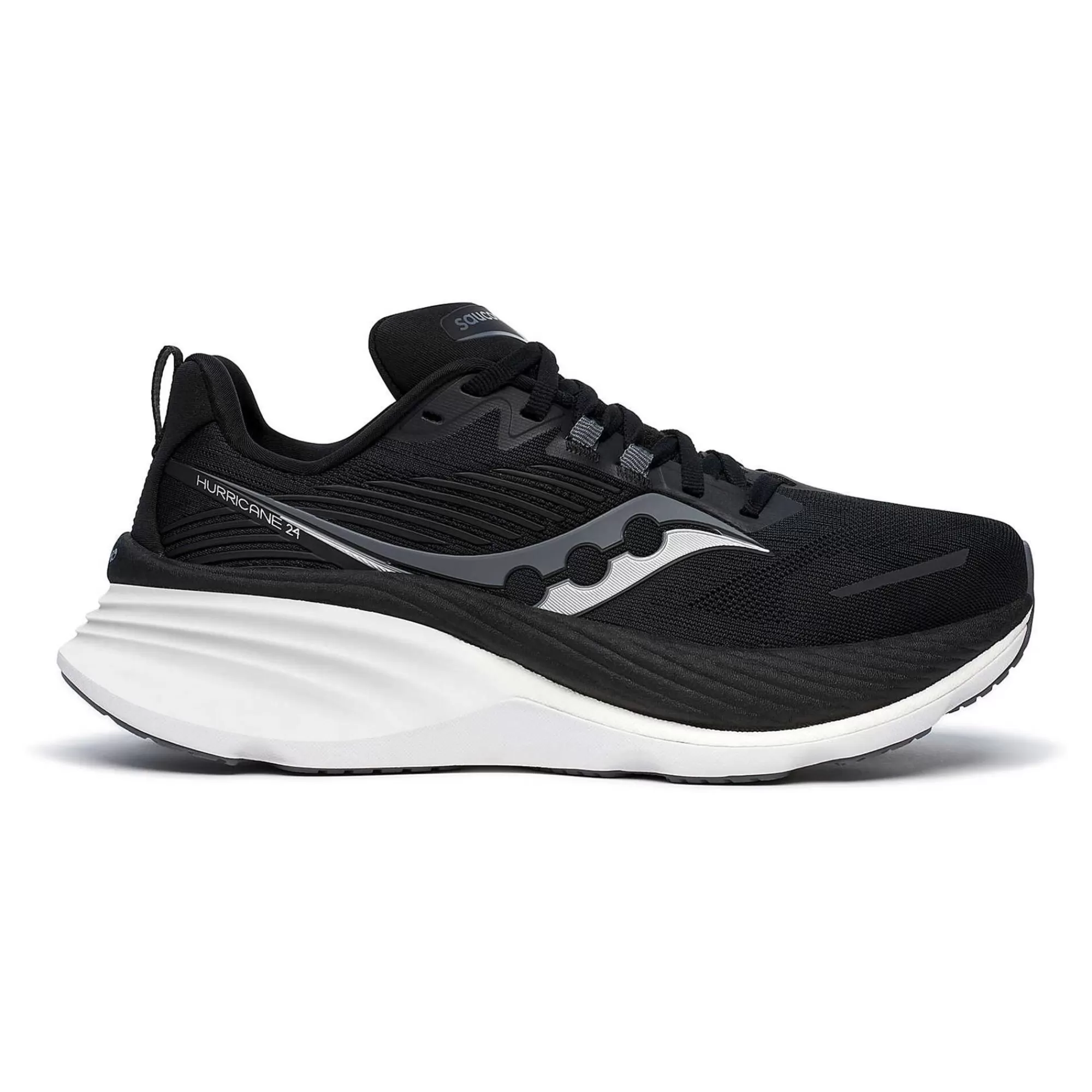 Hurricane 24 Wide Stability Running Shoe Men - Black, Anthracite>Saucony Sale