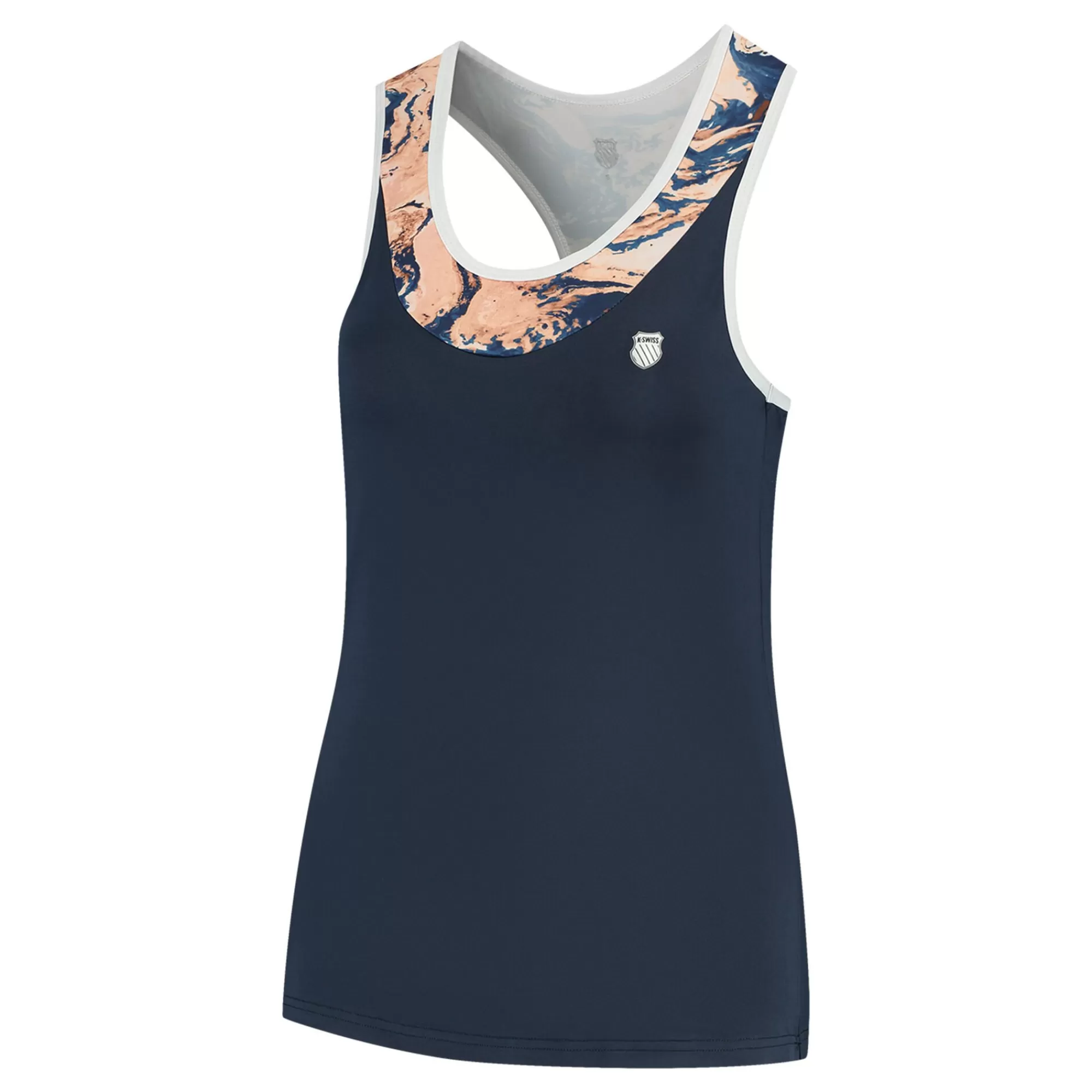 Hypercourt 3 Tank Top Women - Dark Blue, Multicoloured>K-Swiss Clearance