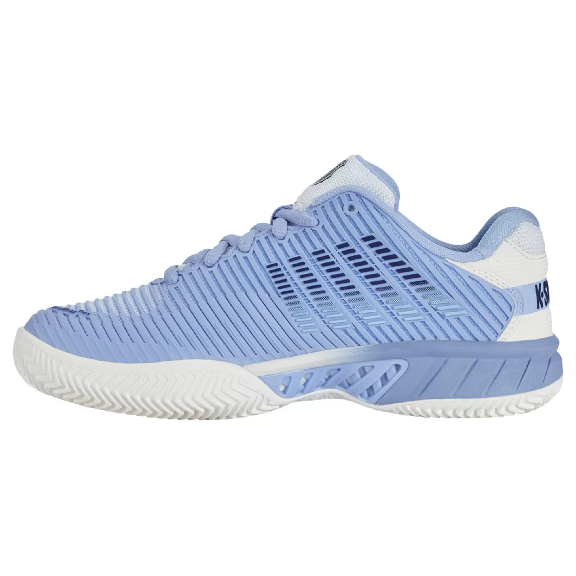 Hypercourt Express 2 Clay Court Shoe Women - Light Blue, White>K-Swiss Clearance