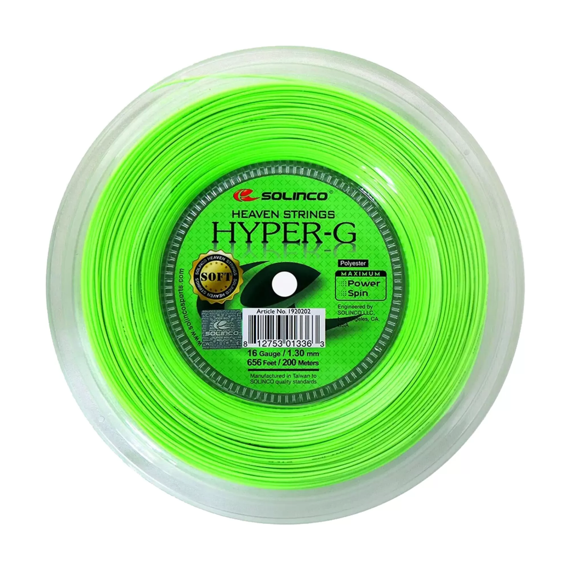 Hyper-G Soft String Reel 200m ->Solinco Cheap