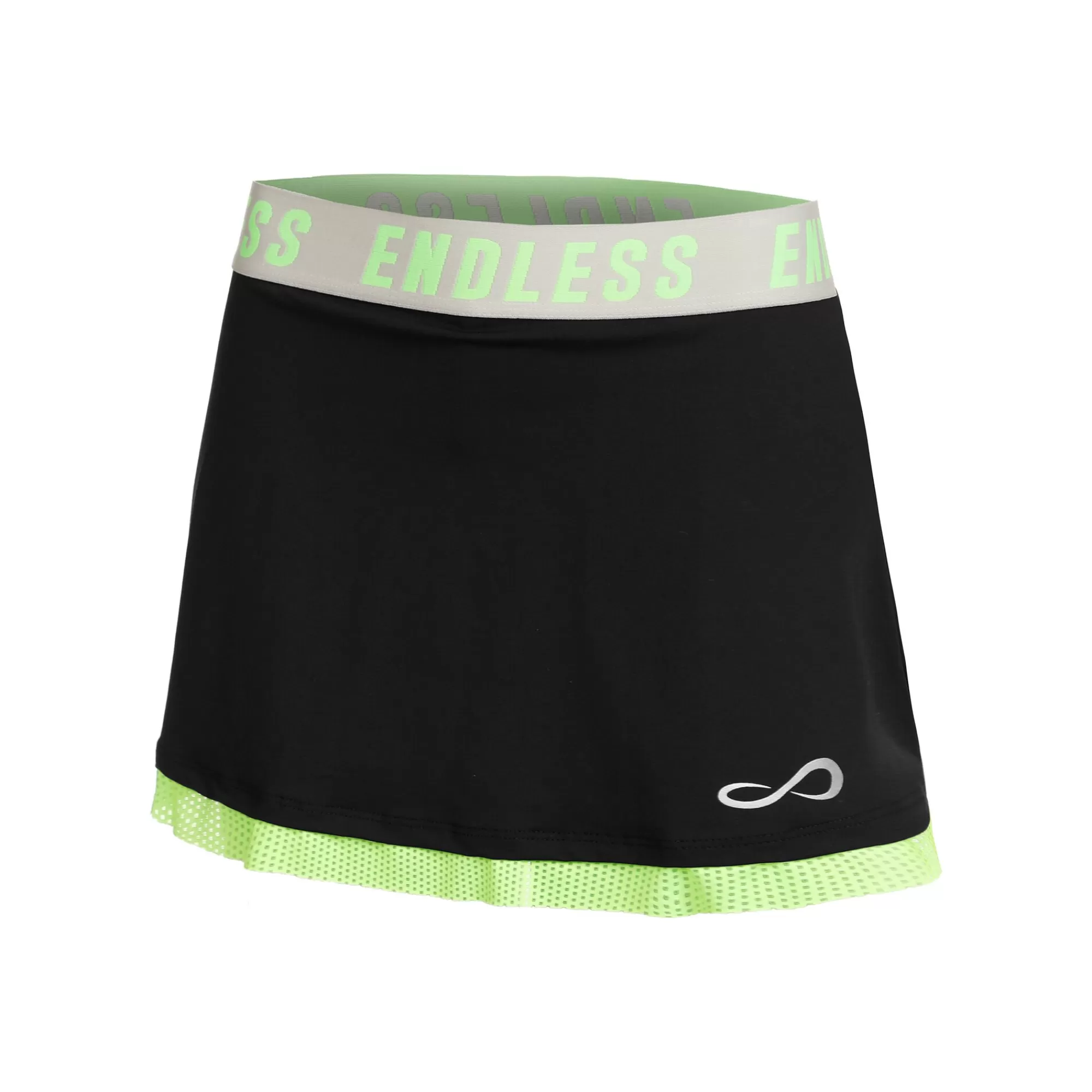 Iconic Skirt Women - Black, Neon Green>Endless Fashion