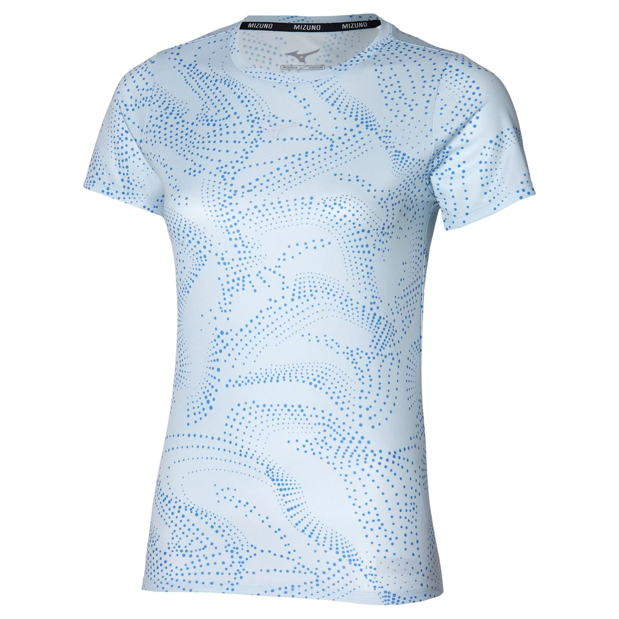 Impulse Core Graphic Running Shirt Women - Light Blue>Mizuno Flash Sale