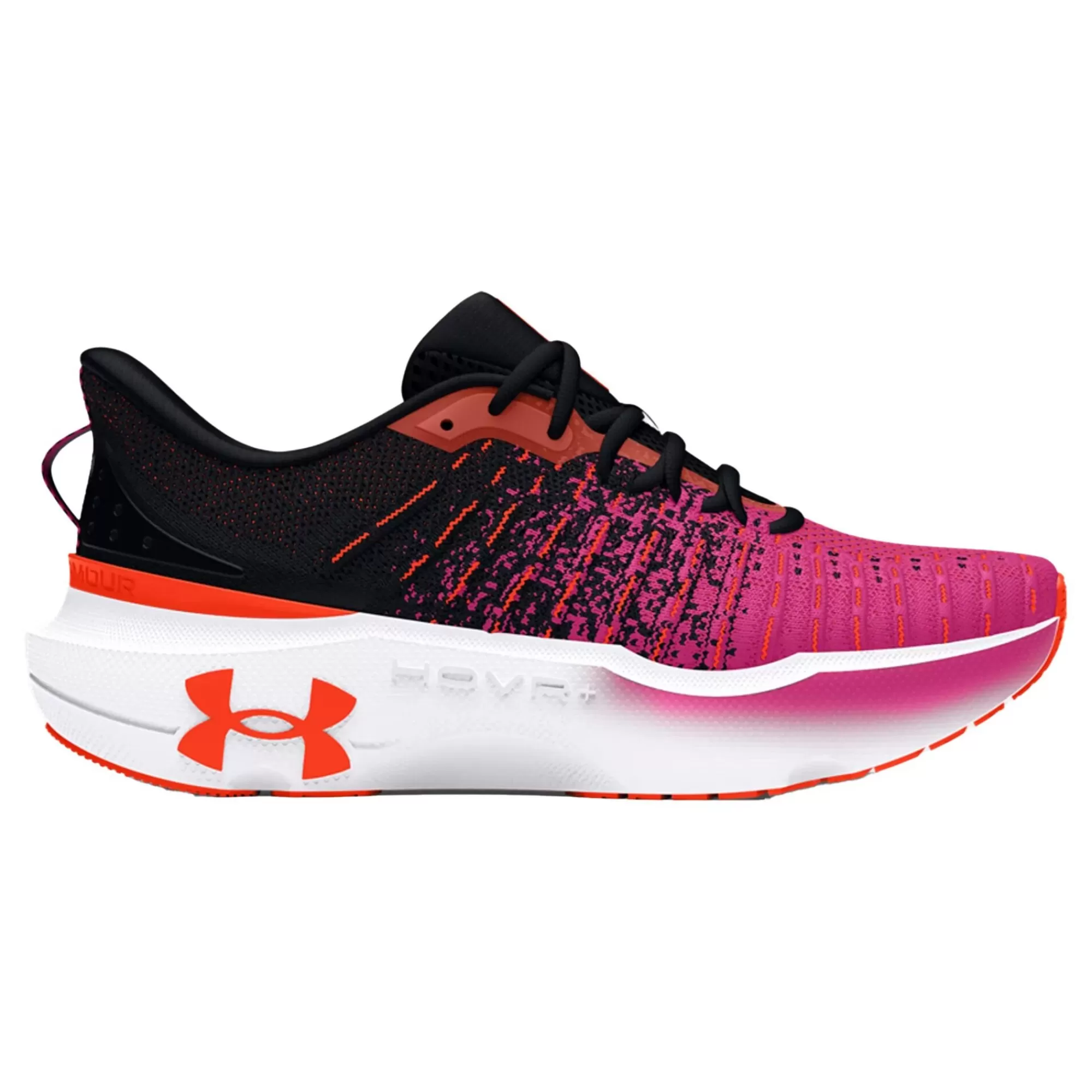 Infinite Elite Neutral Running Shoe Men - Black, Pink>Under Armour Clearance