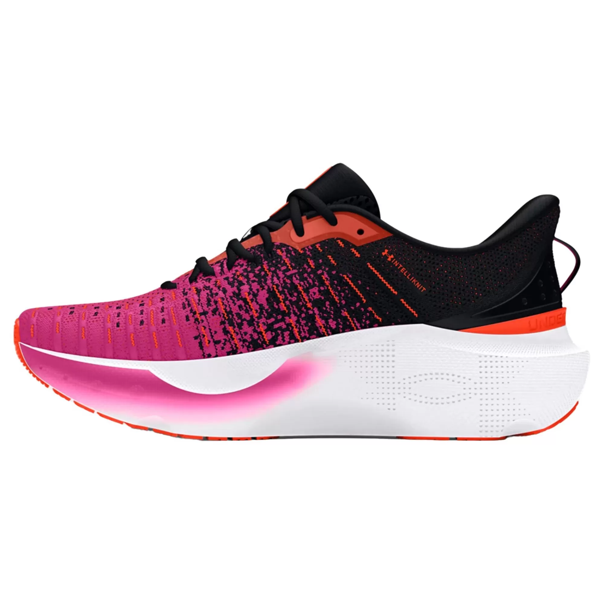 Infinite Elite Neutral Running Shoe Men - Black, Pink>Under Armour Clearance
