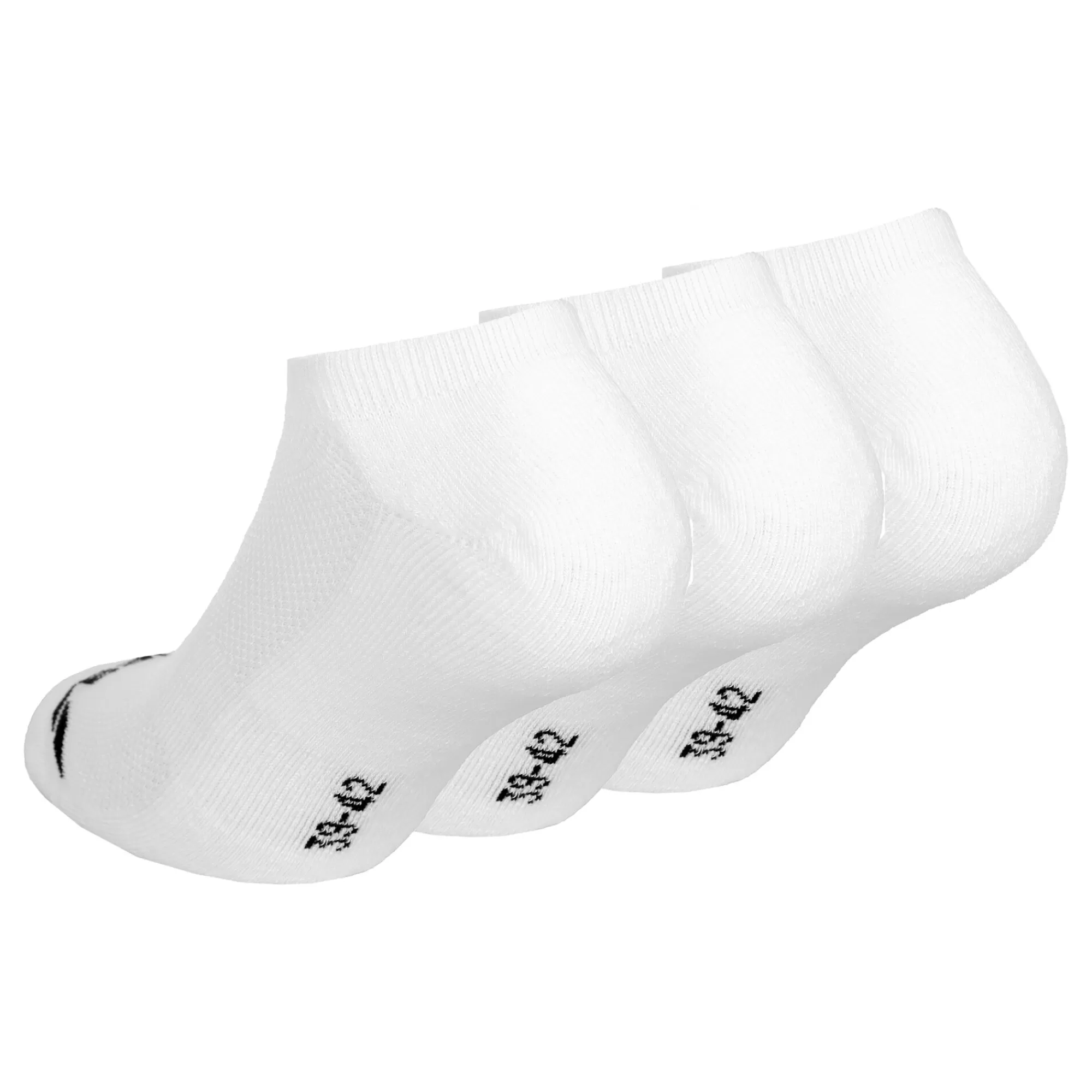 Invisible Tennis Socks 3 Pack - White, Black>Babolat Best