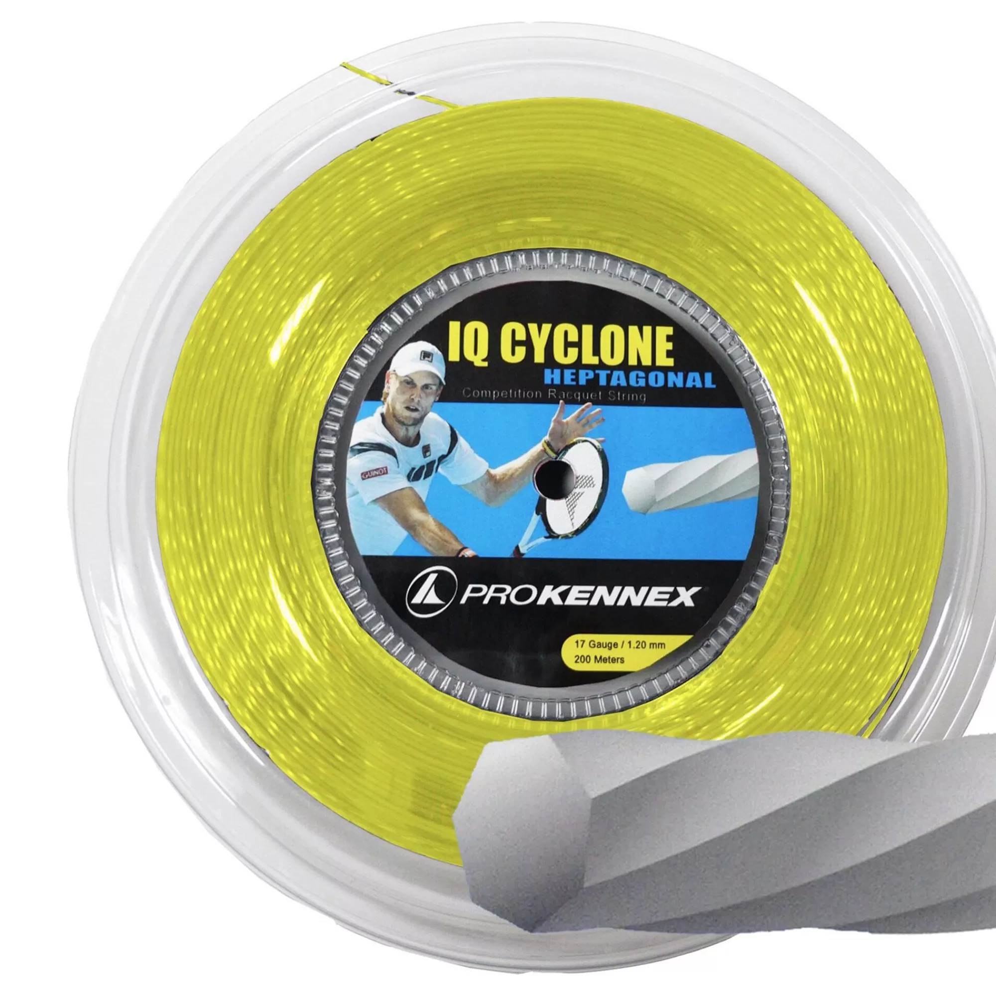 IQ Cyclone String Reel 200m - Yellow>PROKENNEX Clearance