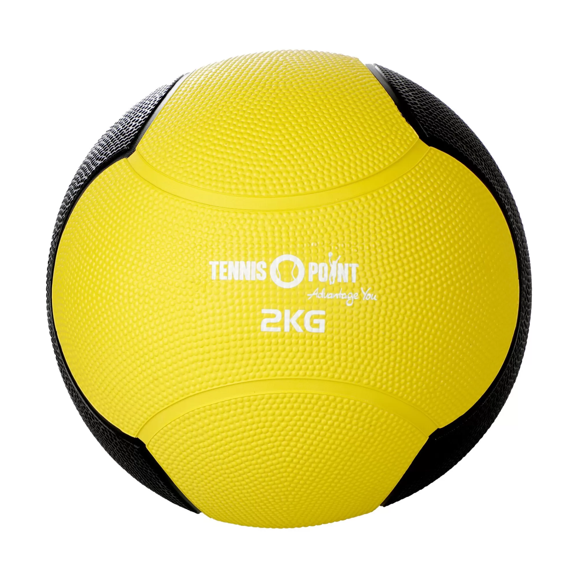 2kg Medicine Ball - Yellow, Black>Tennis-Point New
