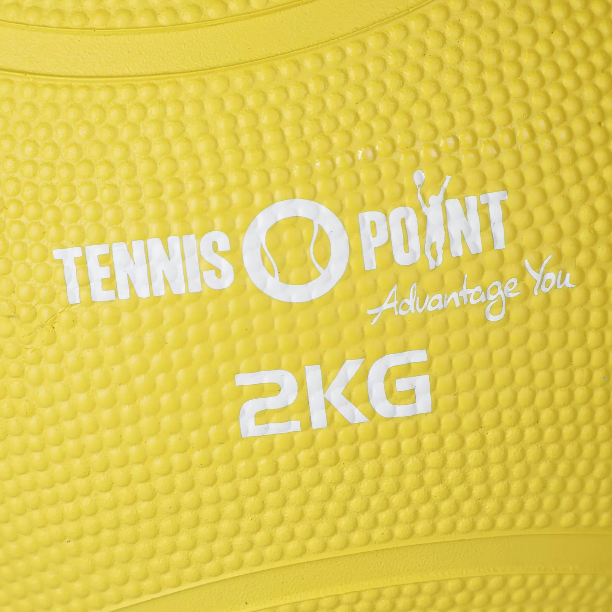 2kg Medicine Ball - Yellow, Black>Tennis-Point New