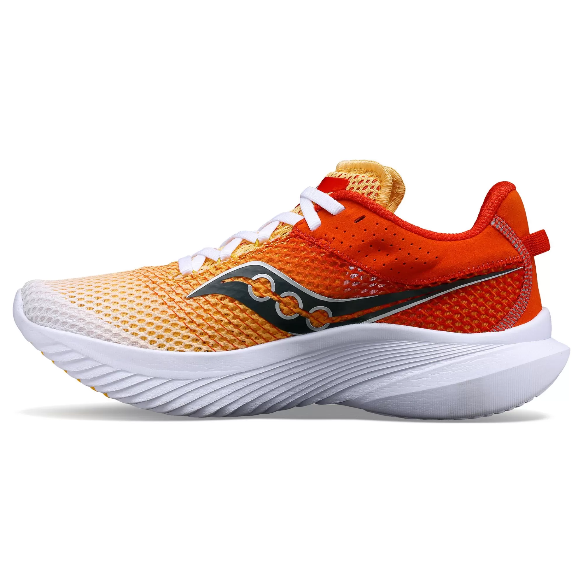 Kinvara 14 Neutral Running Shoe Women - White, Orange>Saucony Outlet