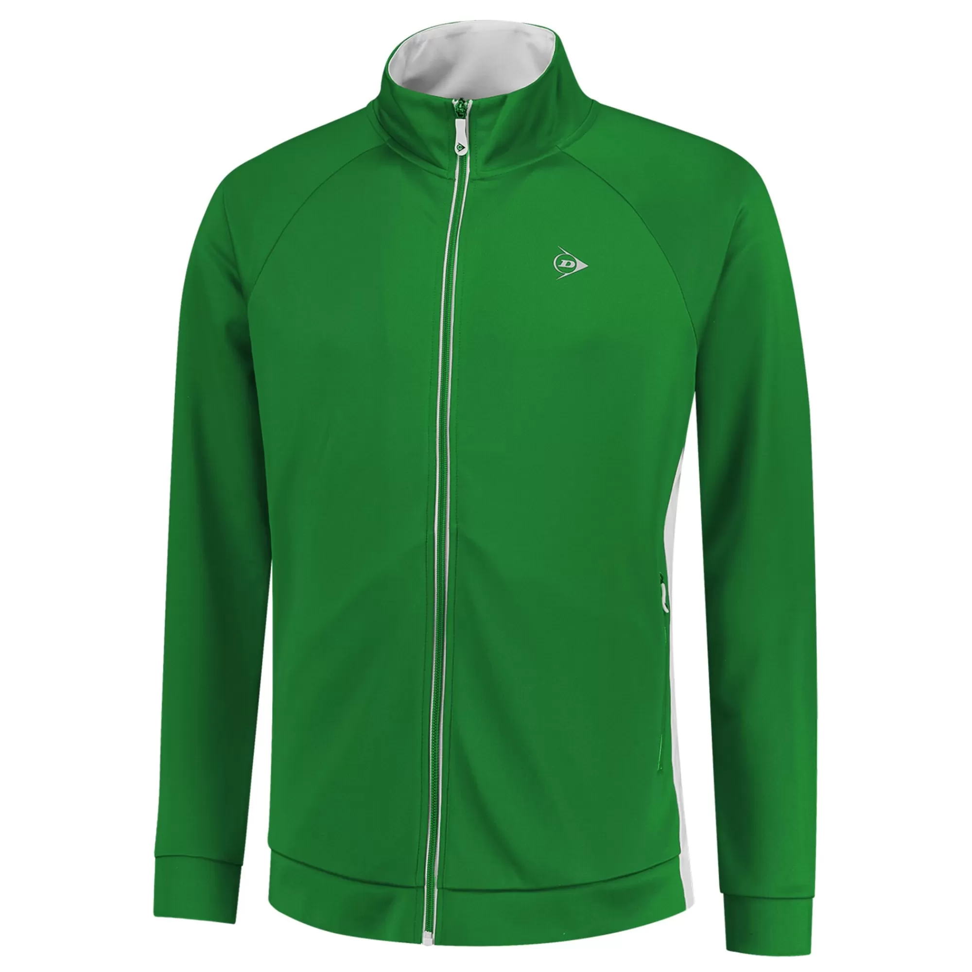 Knitted Training Jacket Men - Green, White>Dunlop Cheap