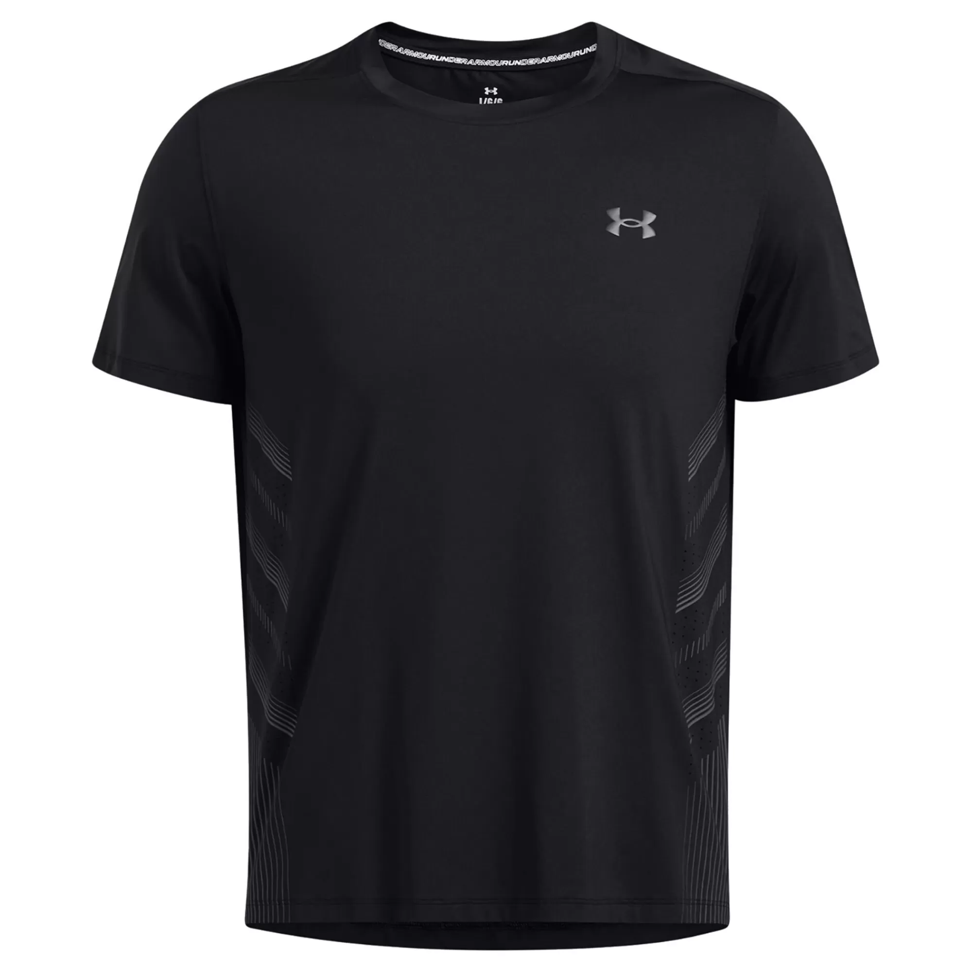 Launch Elite Graphic Running Shirt Men - Black, Grey>Under Armour New