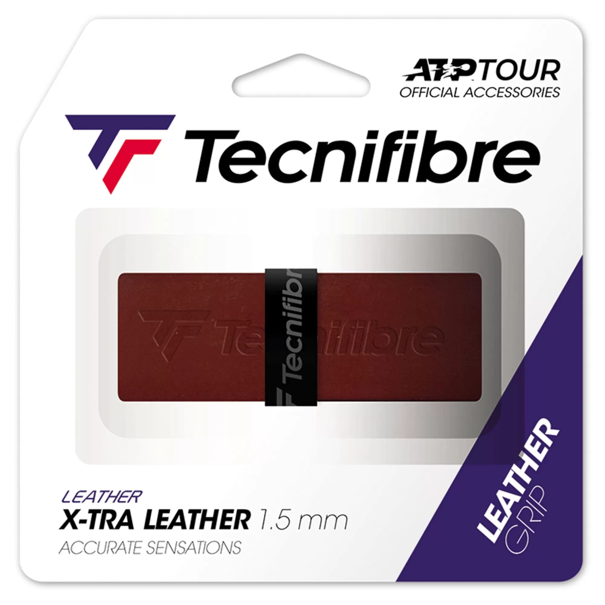 Lederband 1 Pack - Brown>Tecnifibre Best Sale
