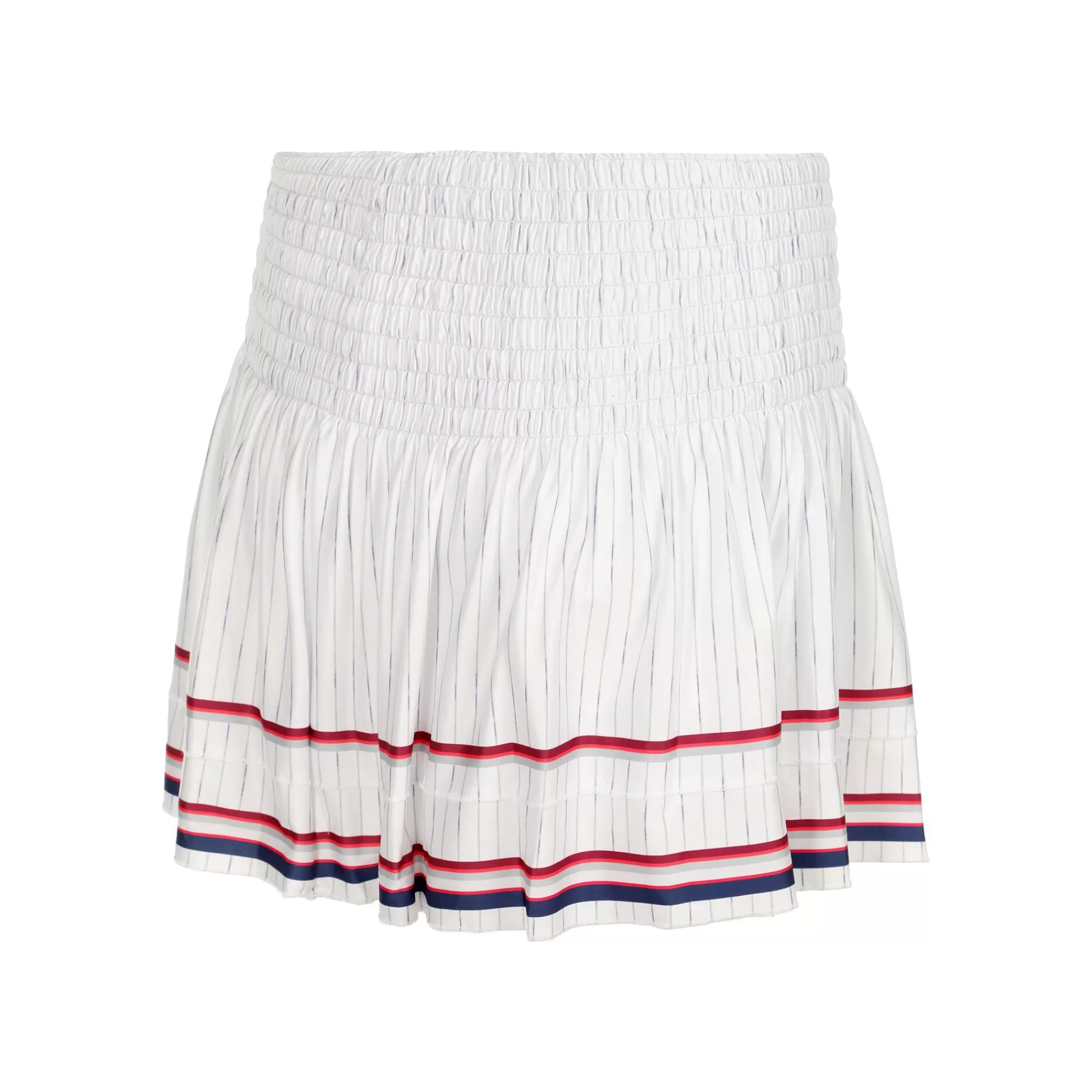 Long Berry Smocked Skirt Women - White, Multicoloured>Lucky in Love New