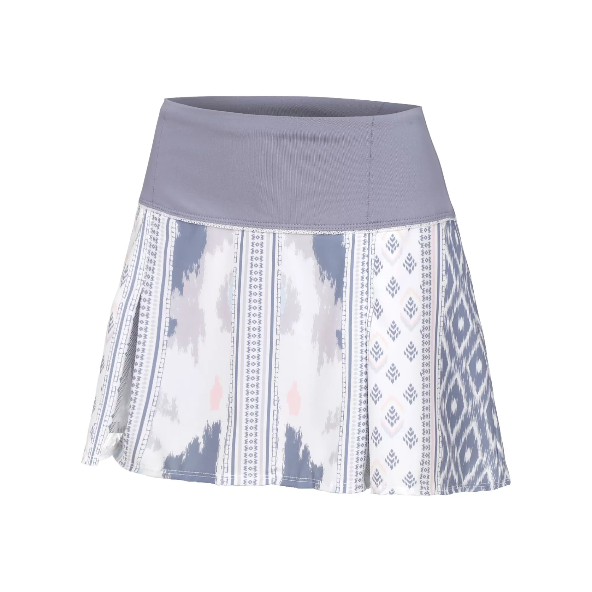 Long Fancy Ikat Skirt Women - Lilac, Multicoloured>Lucky in Love Cheap