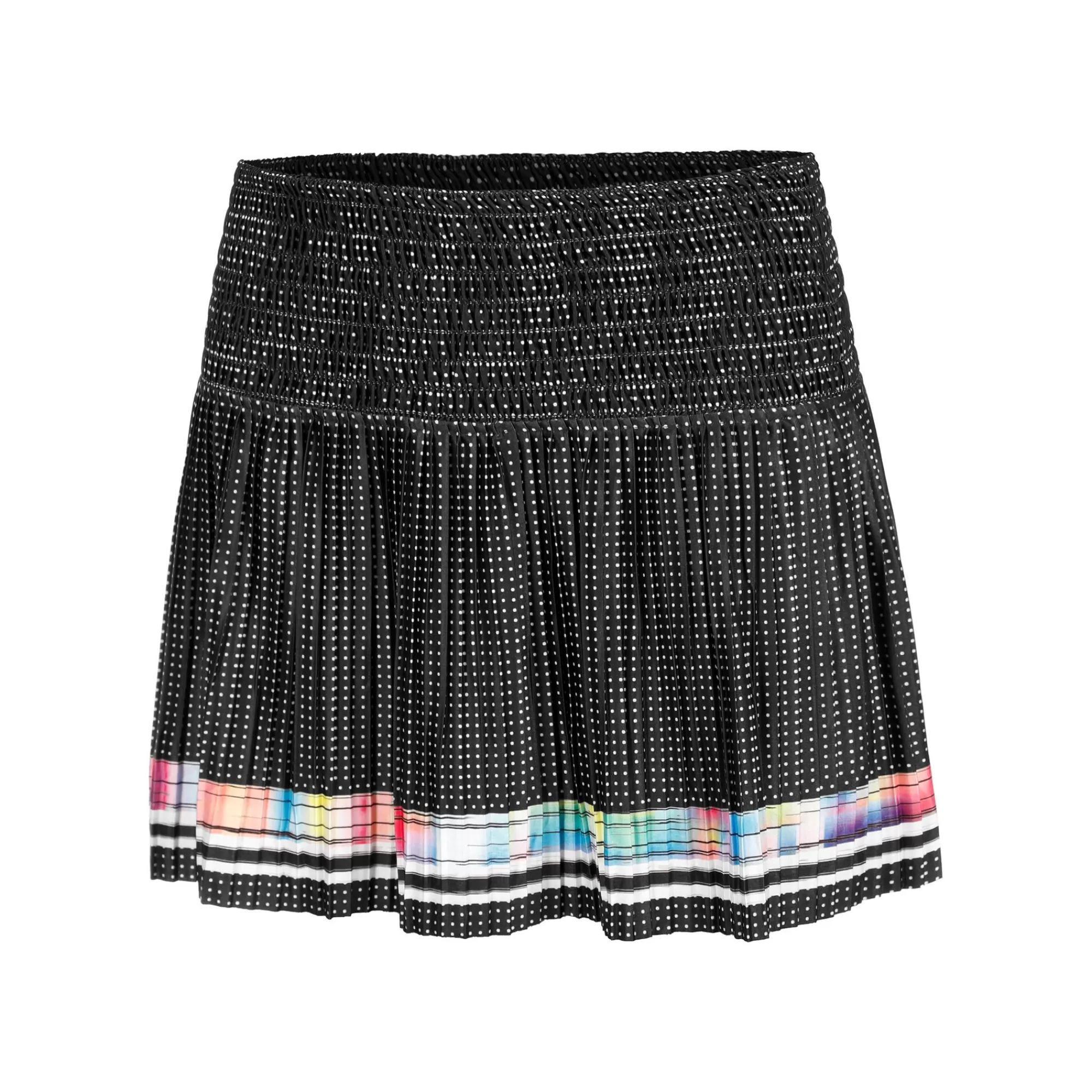 Long Hot Tropic Smocked Skirt Women - Black, Multicoloured>Lucky in Love Hot