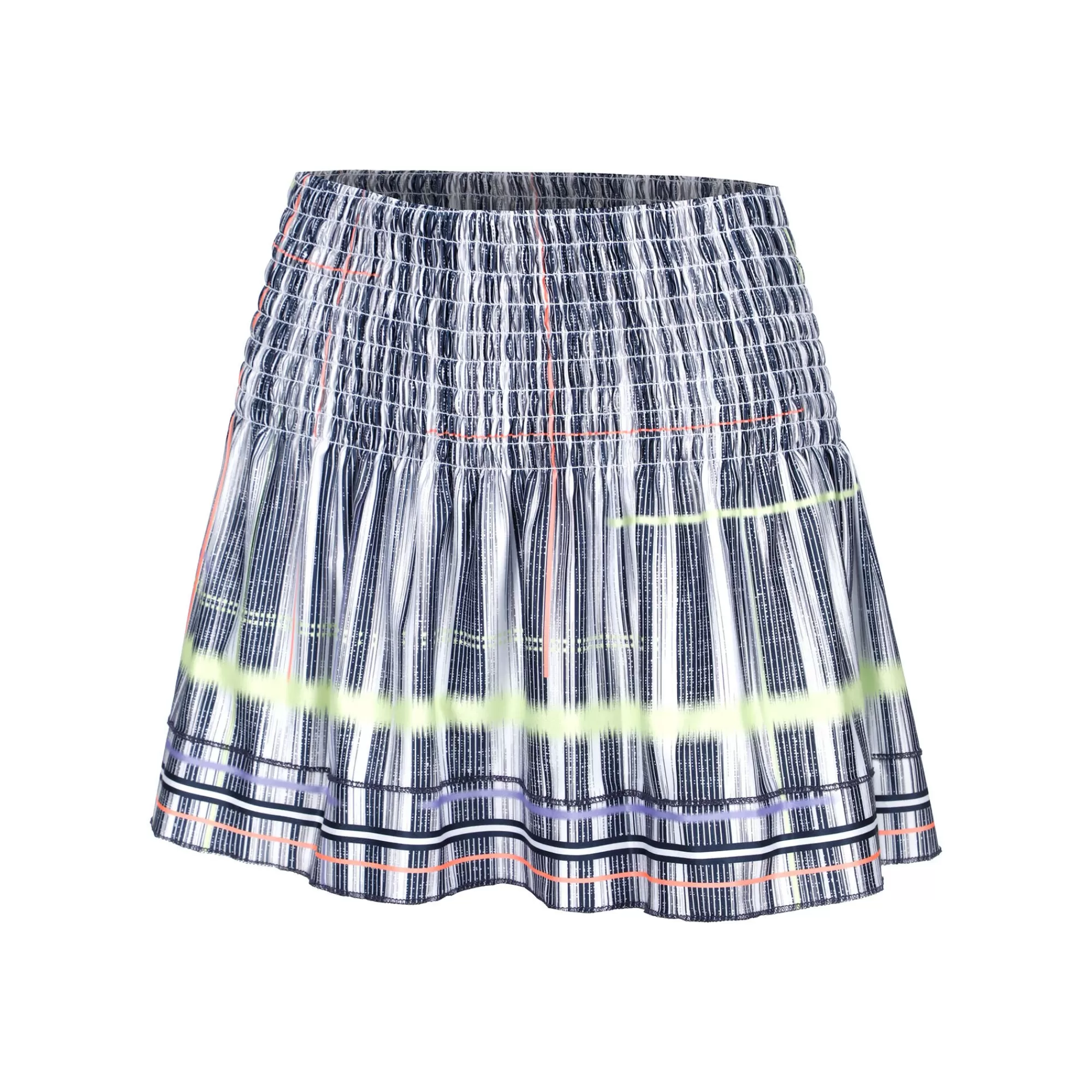 Long Électrique Smocked Skirt Women - White, Black>Lucky in Love Clearance