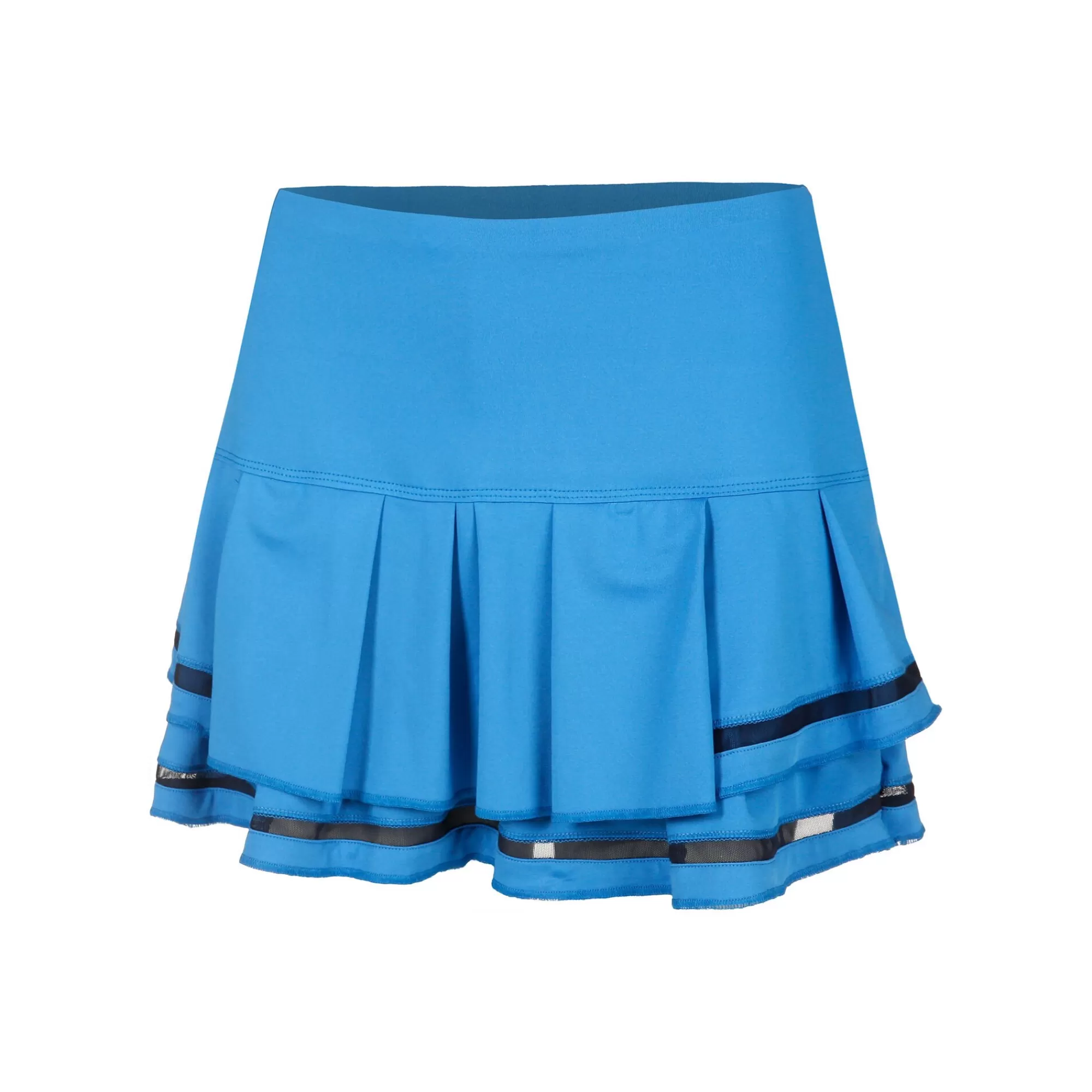 Long Pleat Tier Skirt Women - Blue, Black>Lucky in Love Clearance