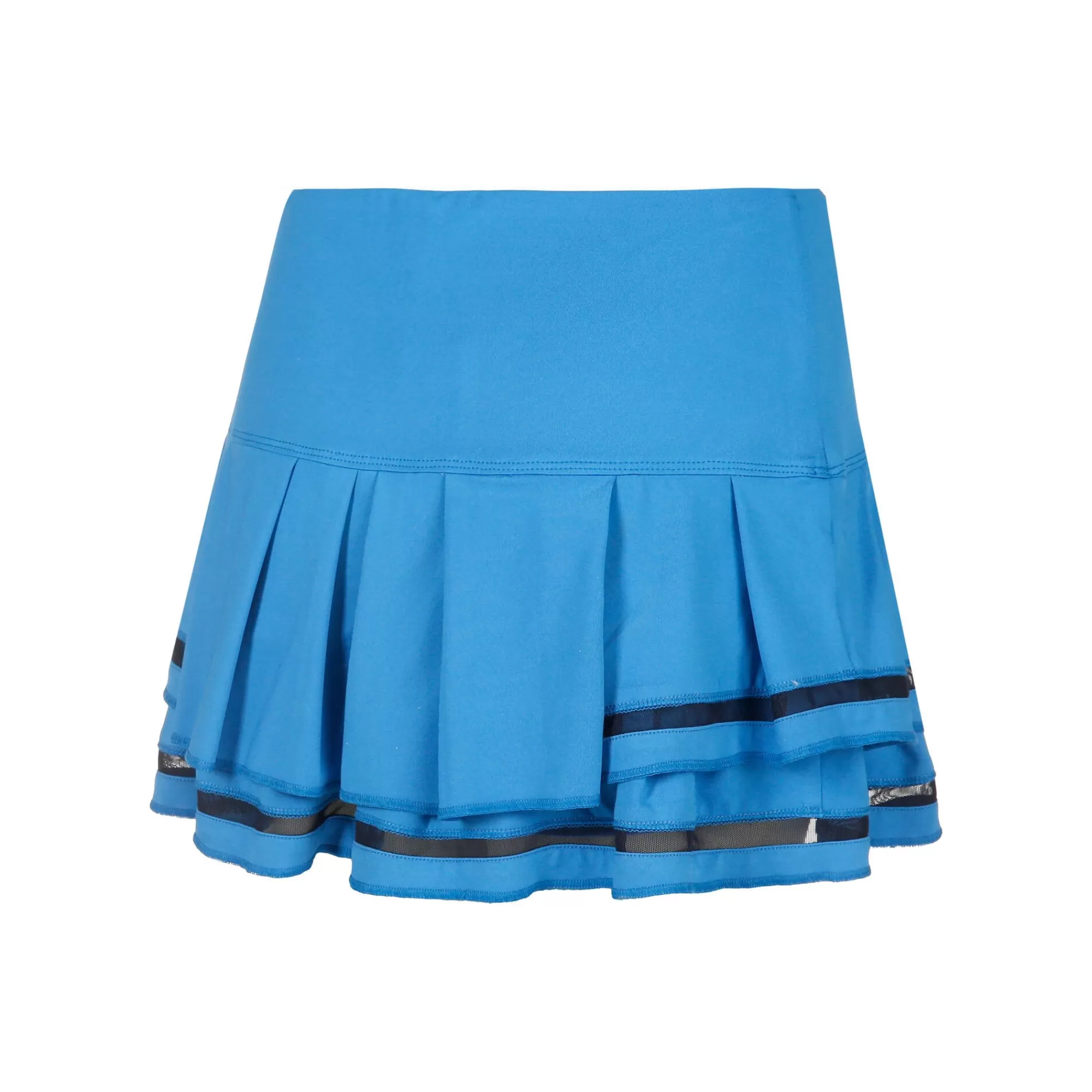 Long Pleat Tier Skirt Women - Blue, Black>Lucky in Love Clearance