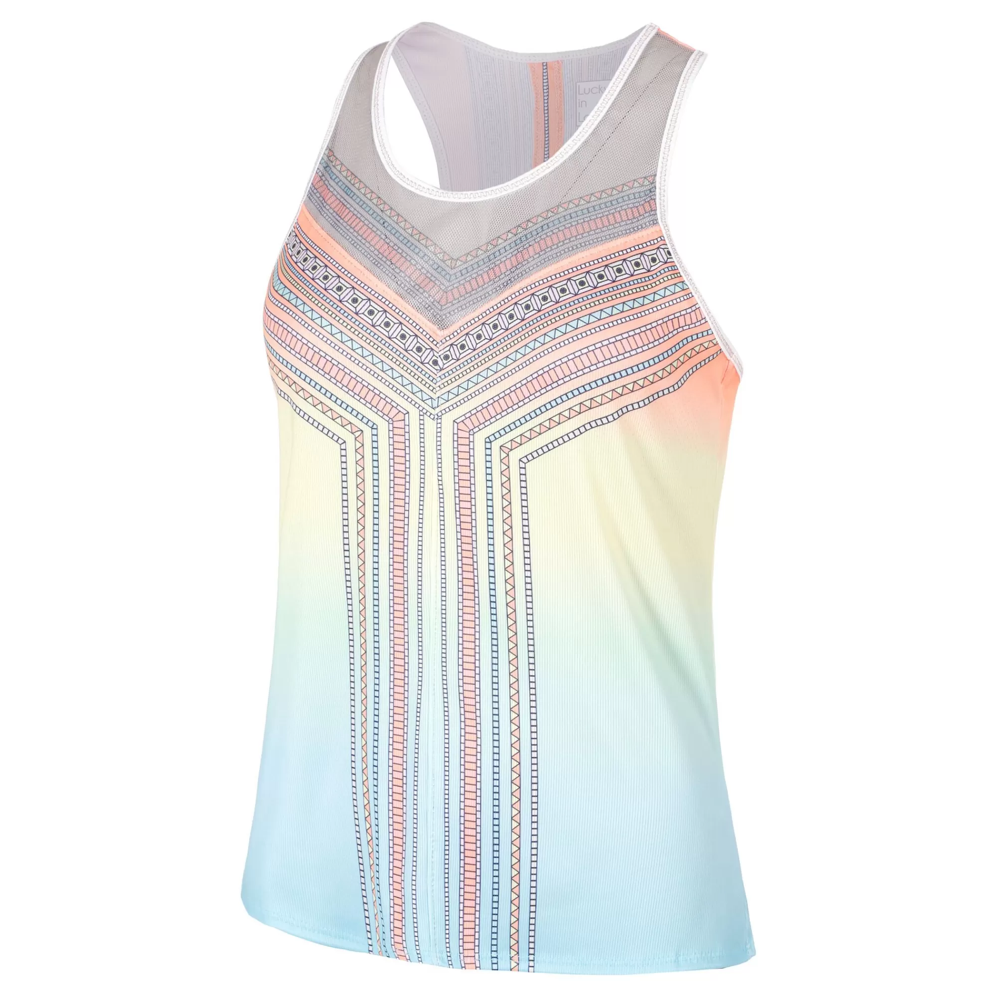Lucky Club Tank Top Women - Light Blue>Lucky in Love Shop