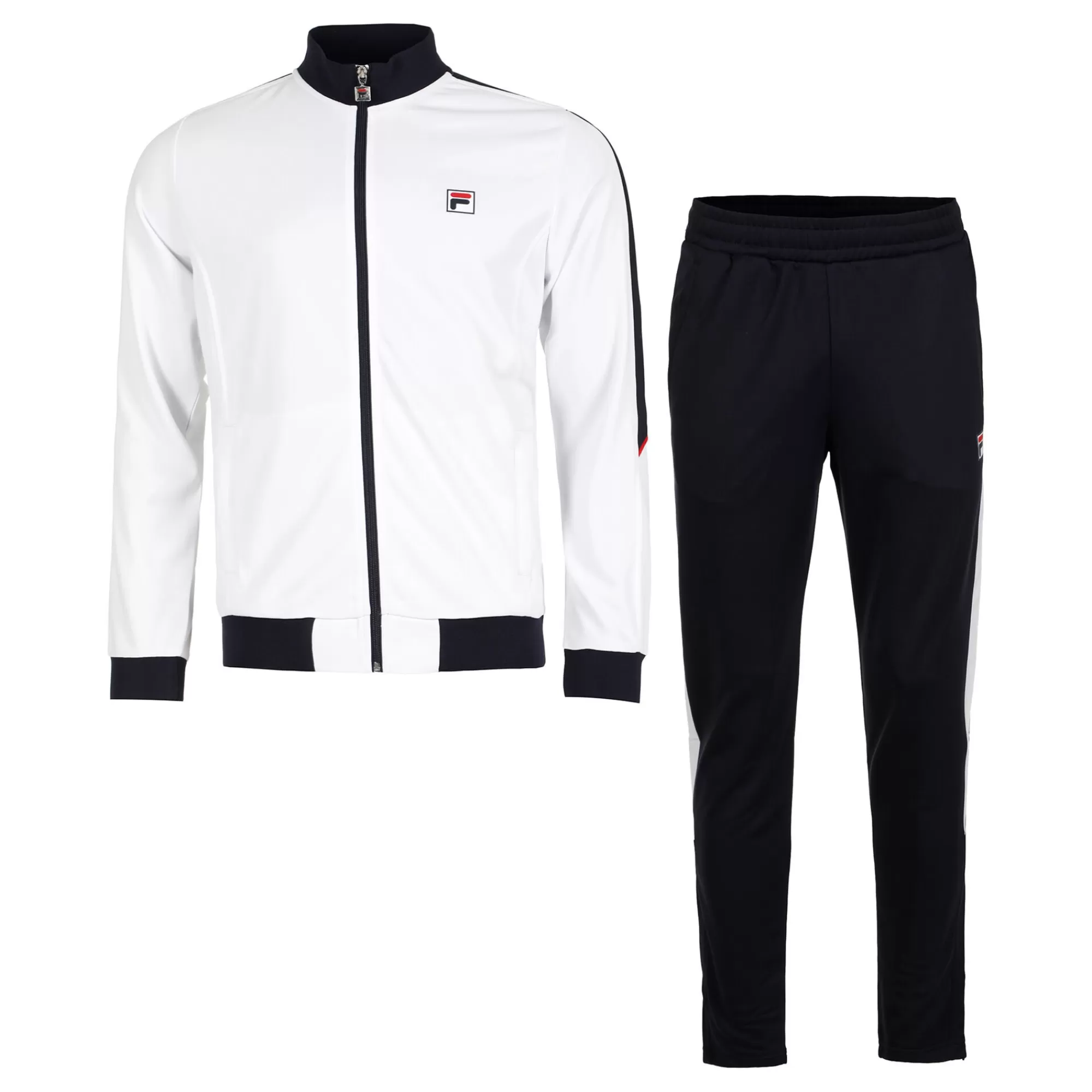 Manuel Tracksuit Men - White, Dark Blue>Fila Online