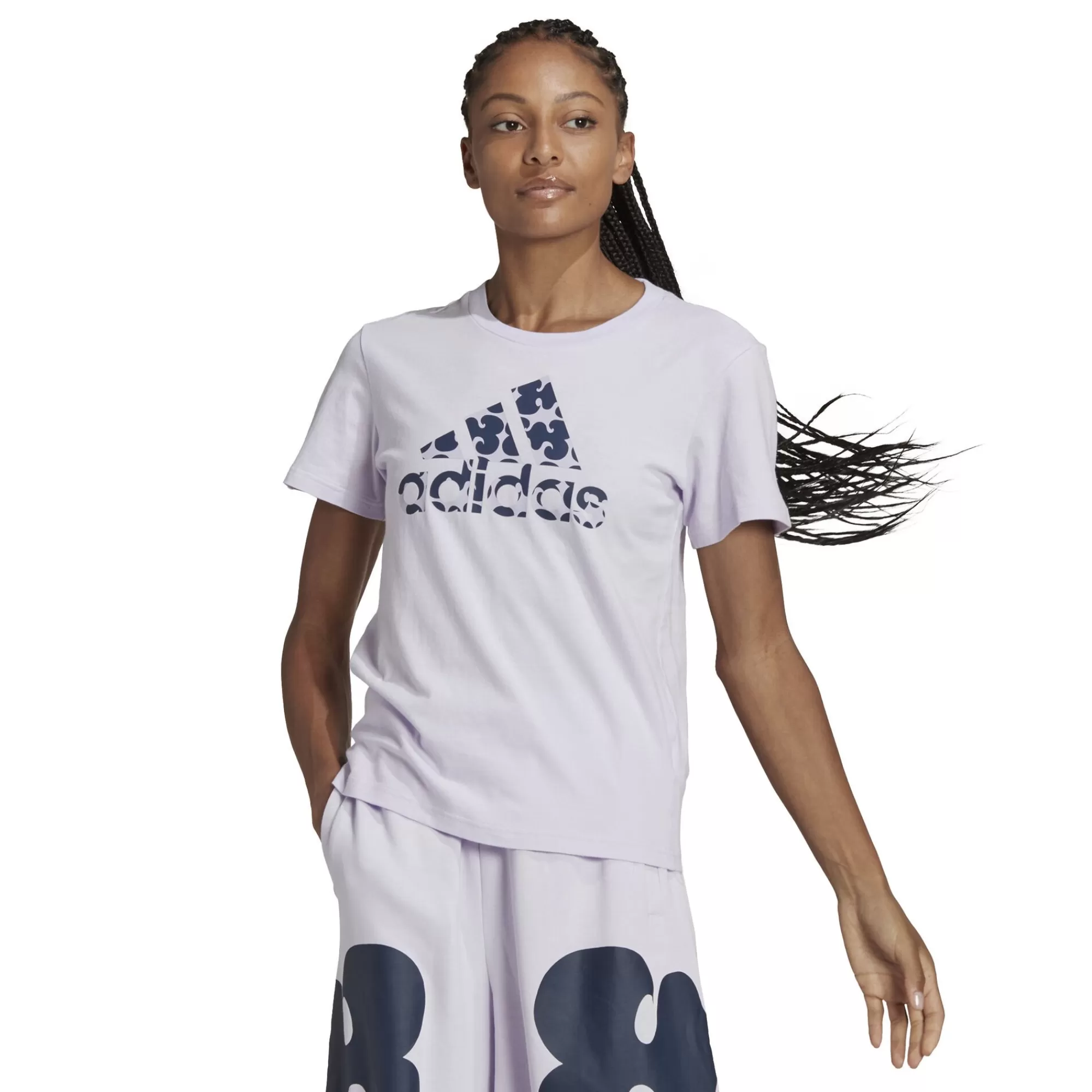 Marimekko Graphic T-Shirt Women - Lilac, Violet>adidas Sale