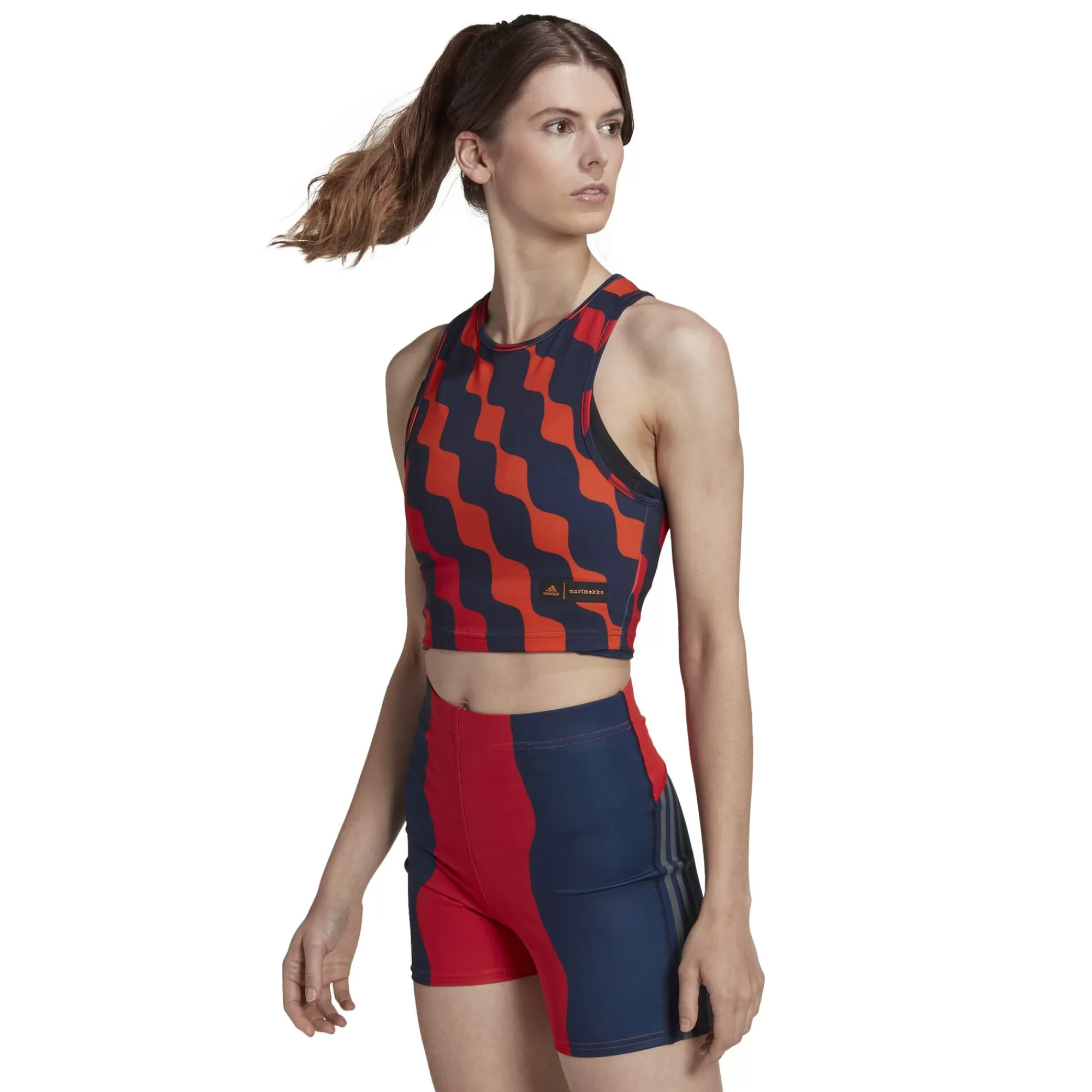 Marimekko Icons Tank Top Women - Orange, Blue>adidas Hot