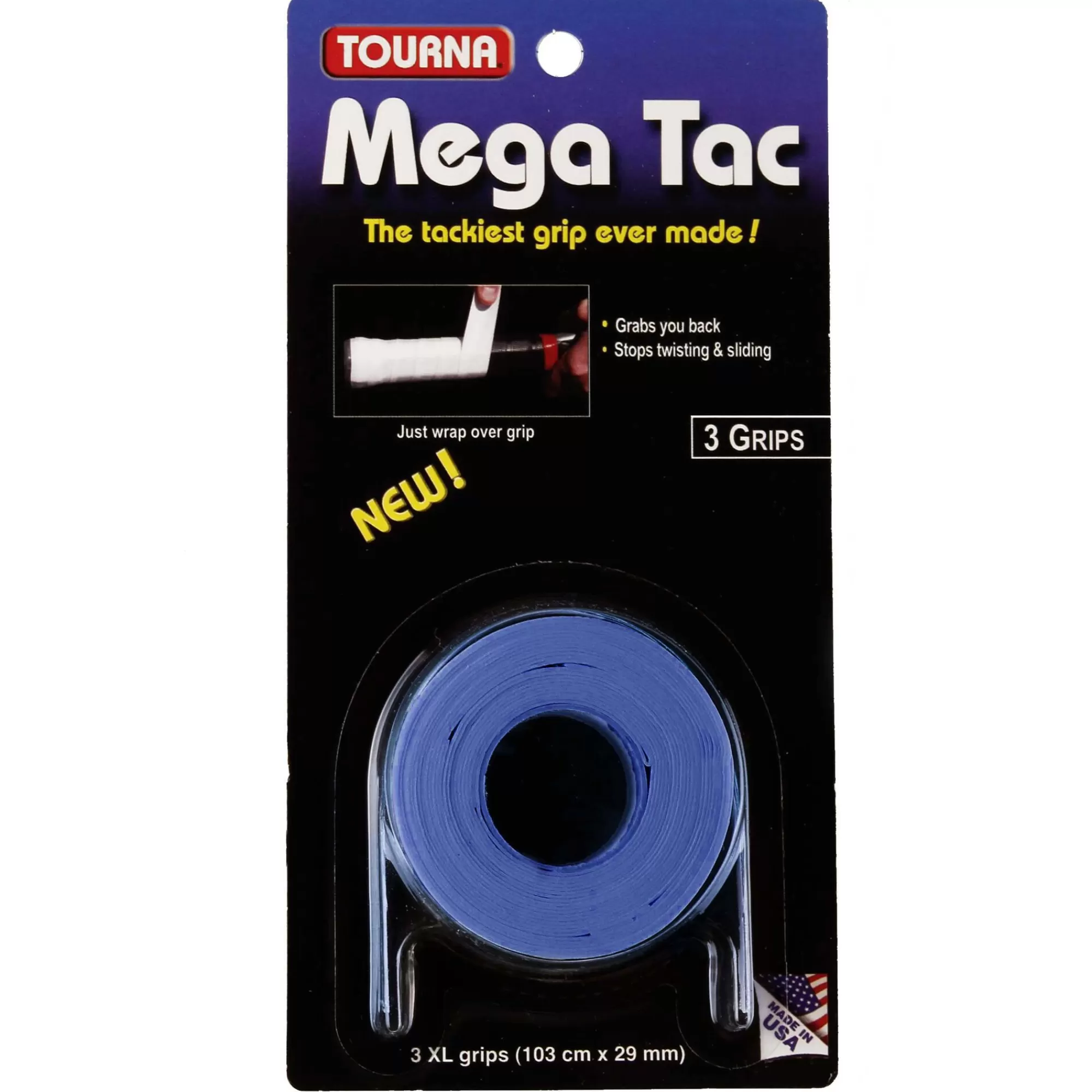 Mega Tac 3 Pack - Blue>Tourna Shop