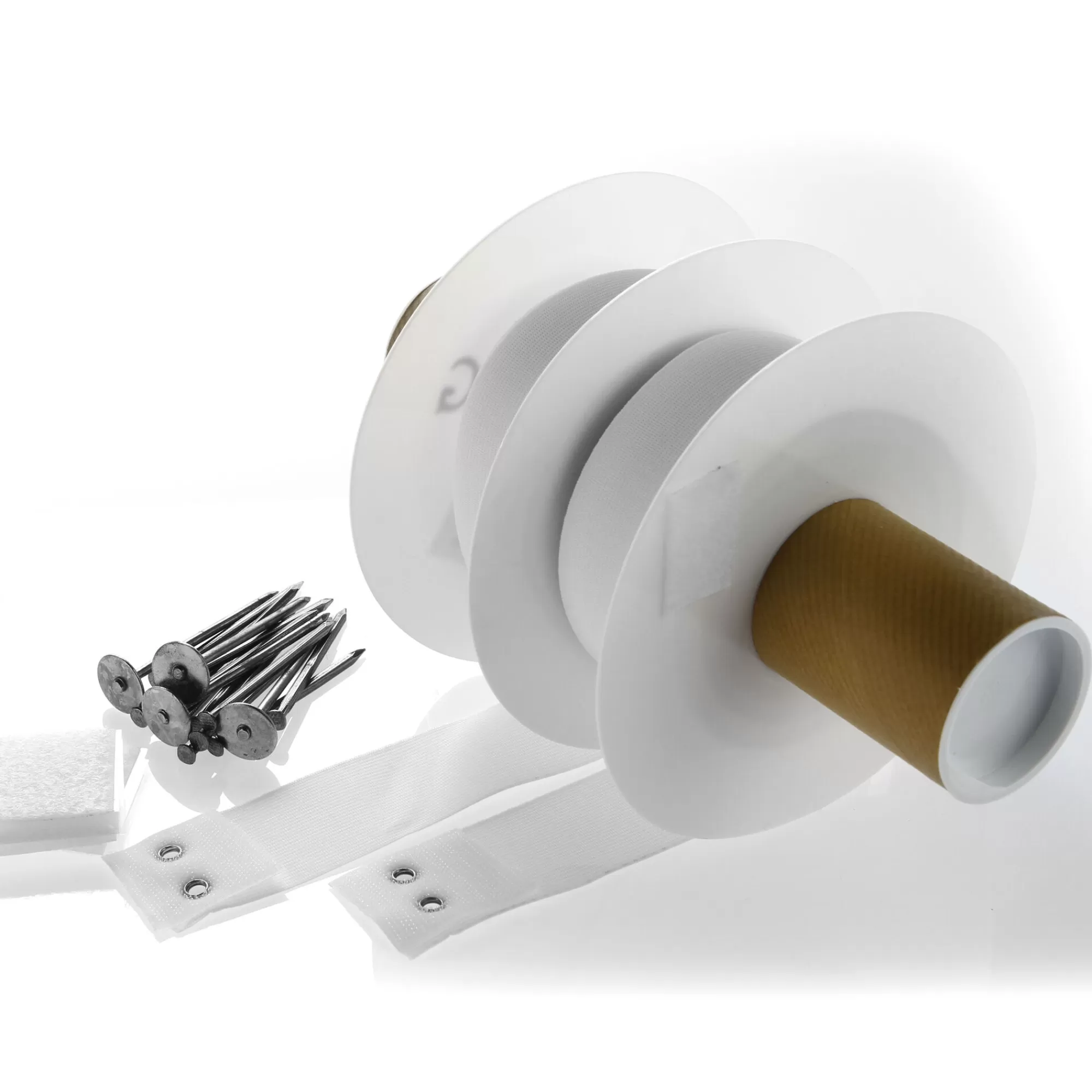 Midcourt Base Line 2 Rolls All Courts - White>Easy Lines Sale