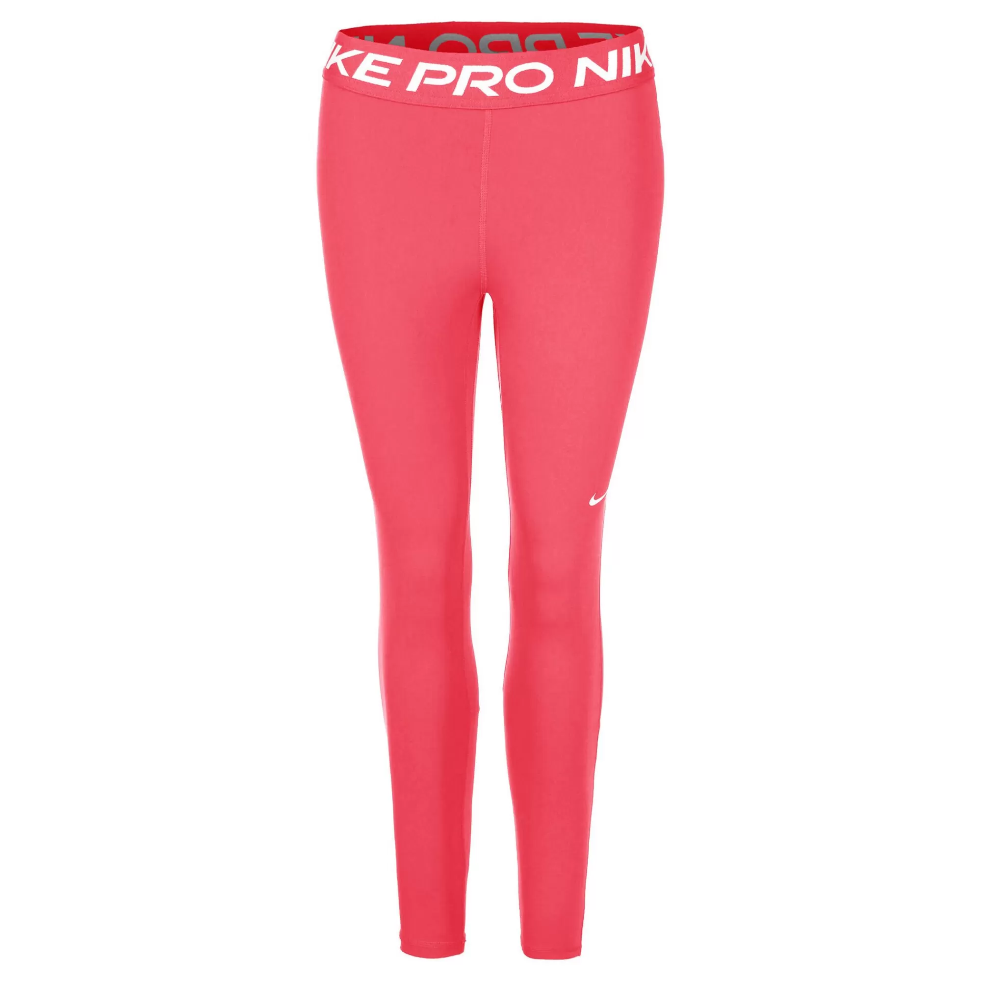 Mid-Rise Mesh-Paneled Tight Women - Pink, White>Nike New