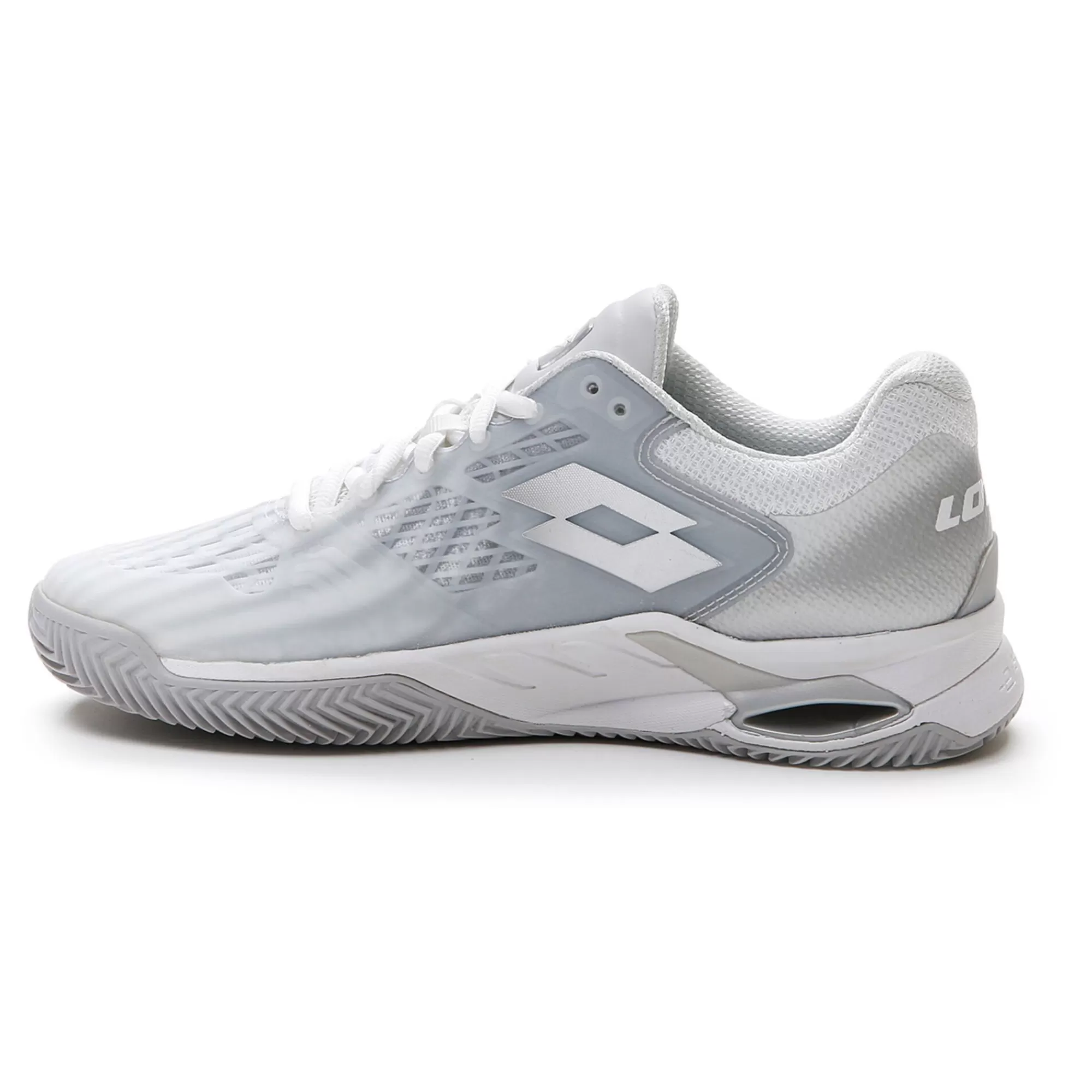 Mirage 100 Clay Court Shoe Women - White, Grey>Lotto Outlet