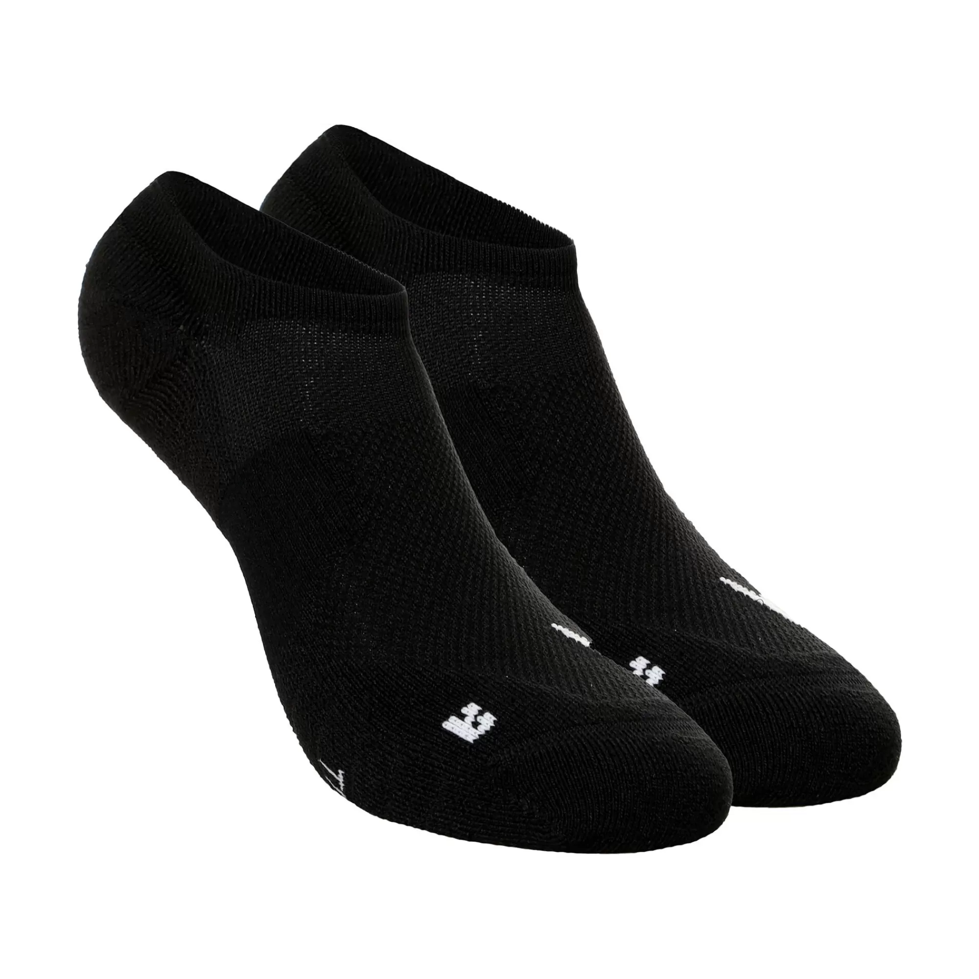 Multiplier Running No-Show Running Socks 2 Pack - Black, White>Nike Cheap