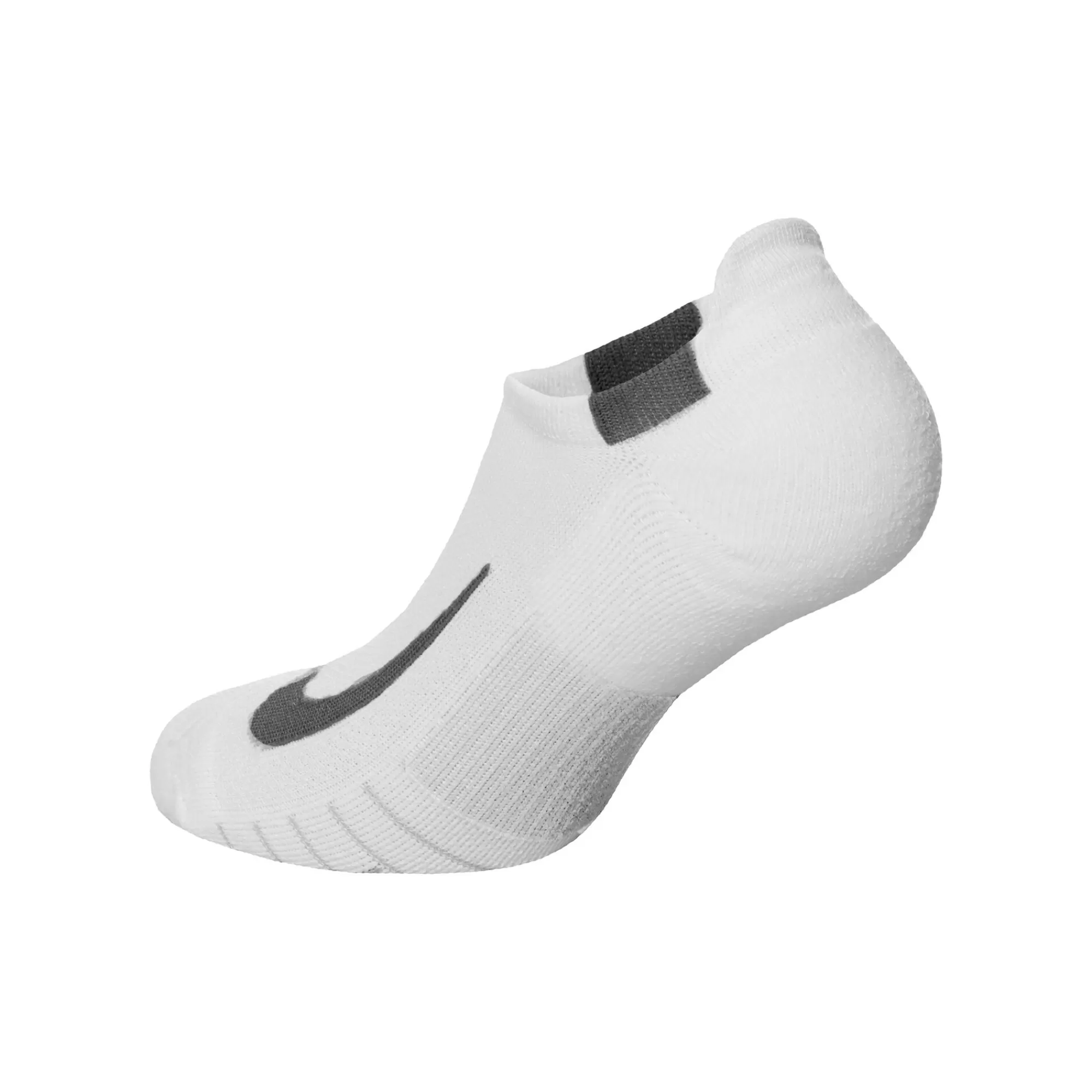 Multiplier Running No-Show Running Socks 2 Pack - White, Black>Nike Shop