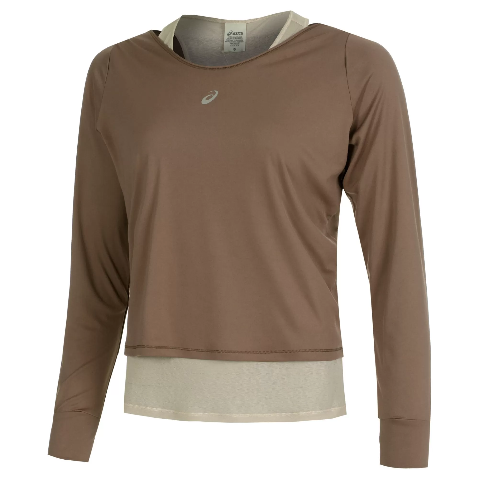 Nagino Running Shirt Women - Beige, Cream>ASICS Hot