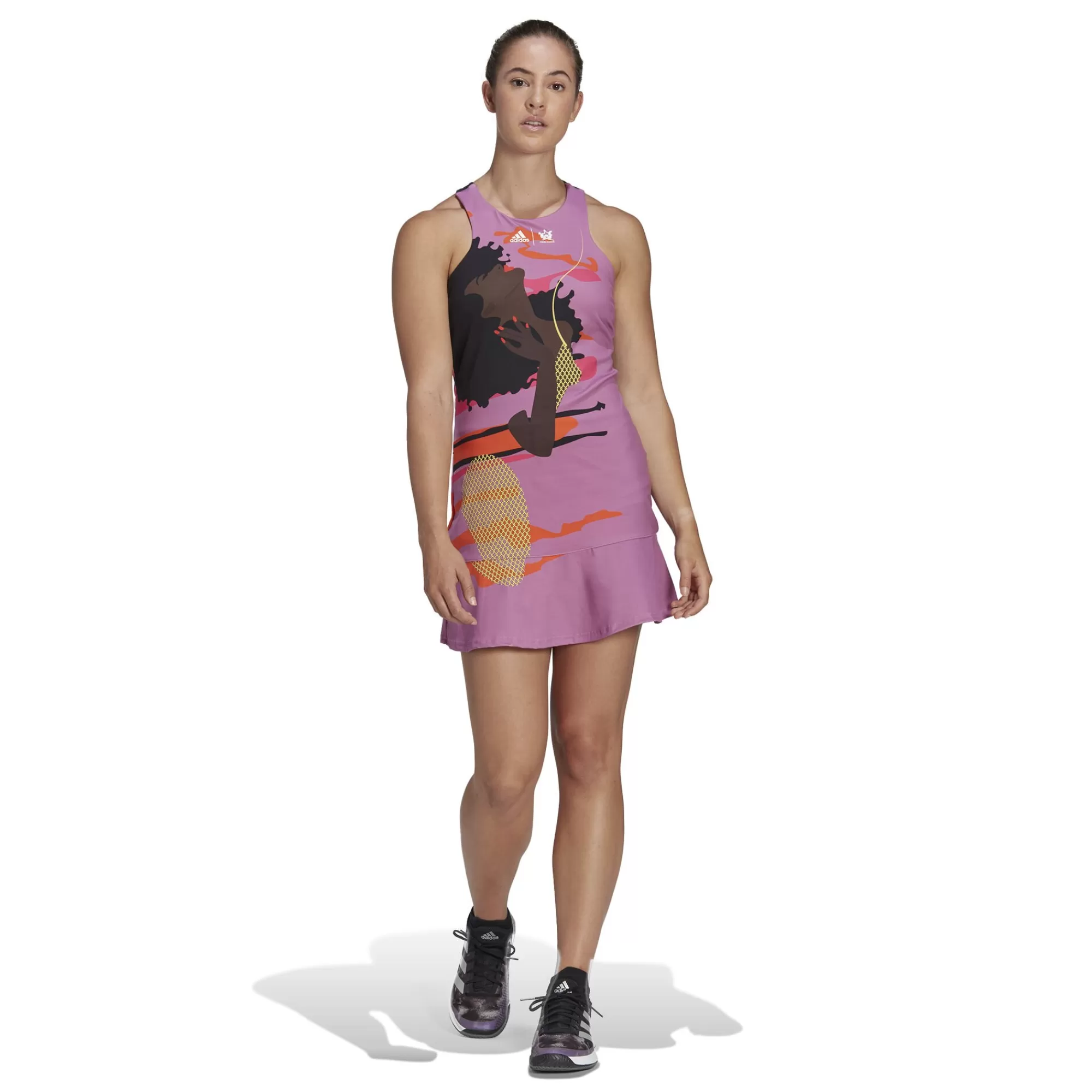 New York Y Dress Women - Lilac, Multicoloured>adidas Cheap