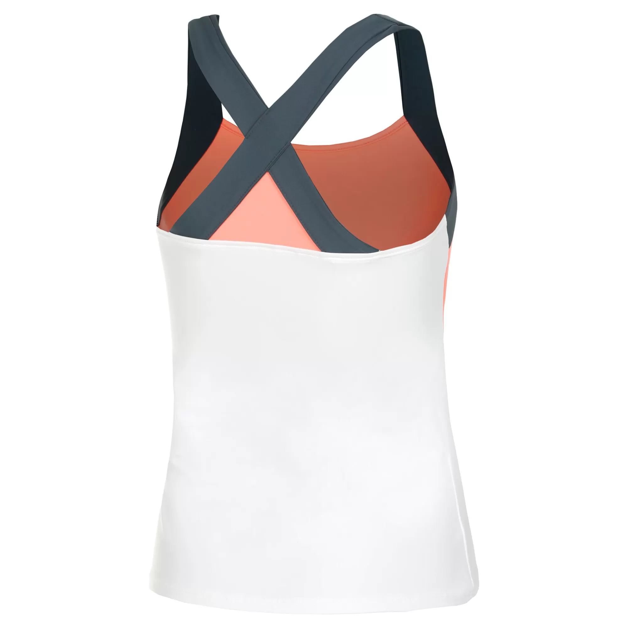 Nube Tank Top Women - White, Coral>BB by Belen Berbel Hot