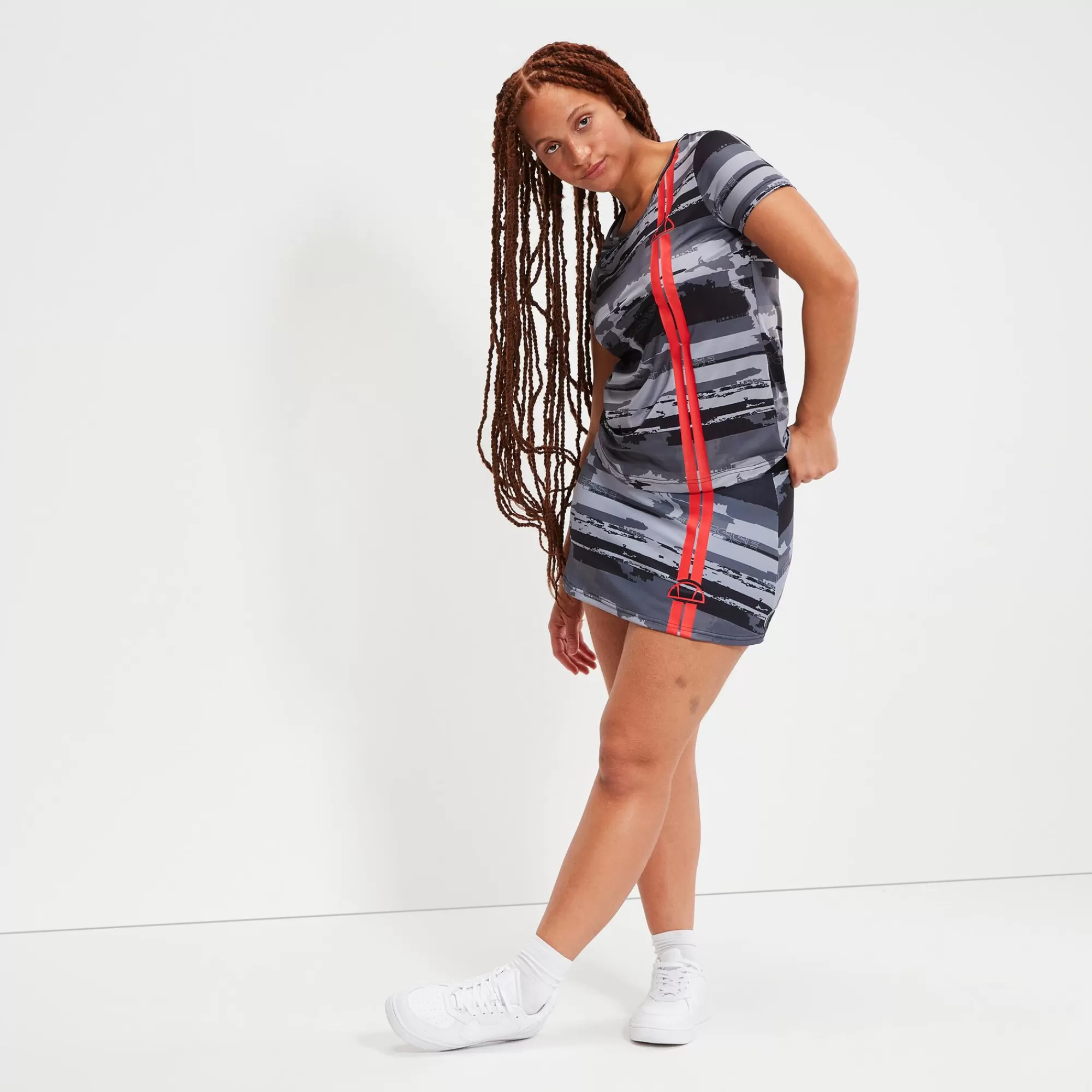Occitania Skirt Women - Grey, Black>Ellesse Cheap