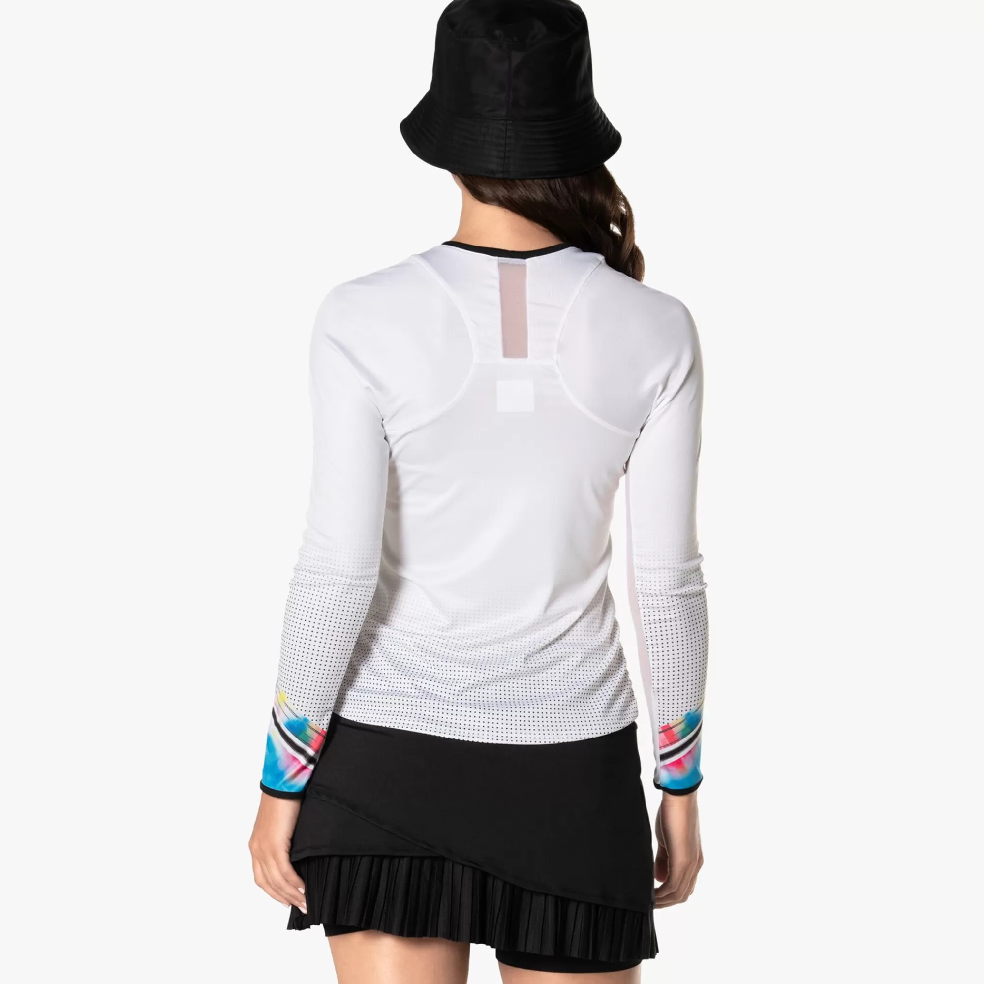 Off Tropic Long Sleeve Women - White, Multicoloured>Lucky in Love Sale