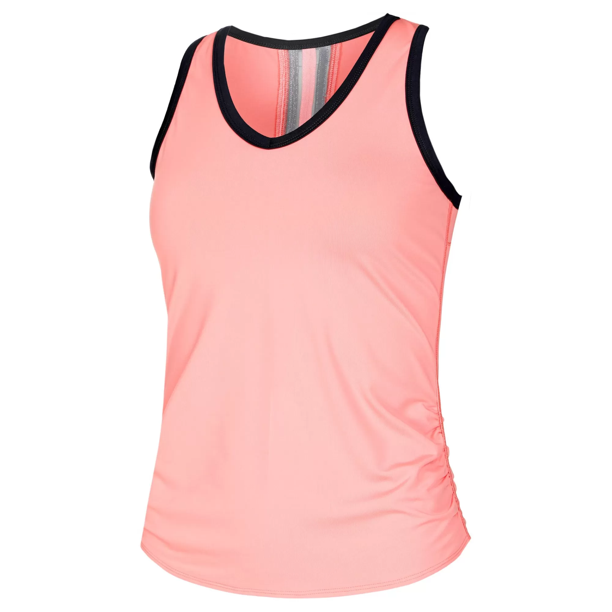 Olympian V-Neck Tank Top Women - Apricot, Black>Lucky in Love Store