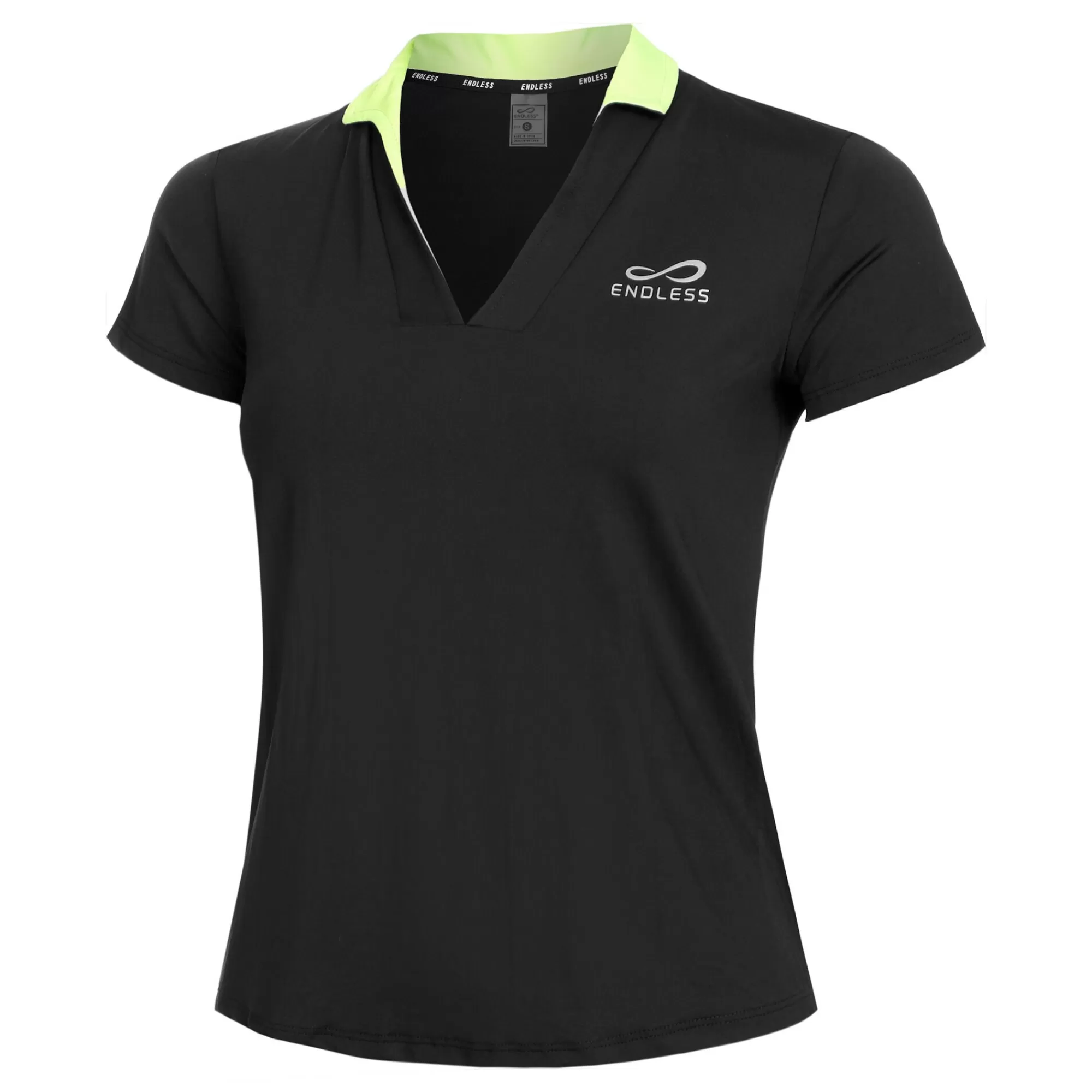 Onyx Sleeves Polo Women - Black, Green>Endless Online