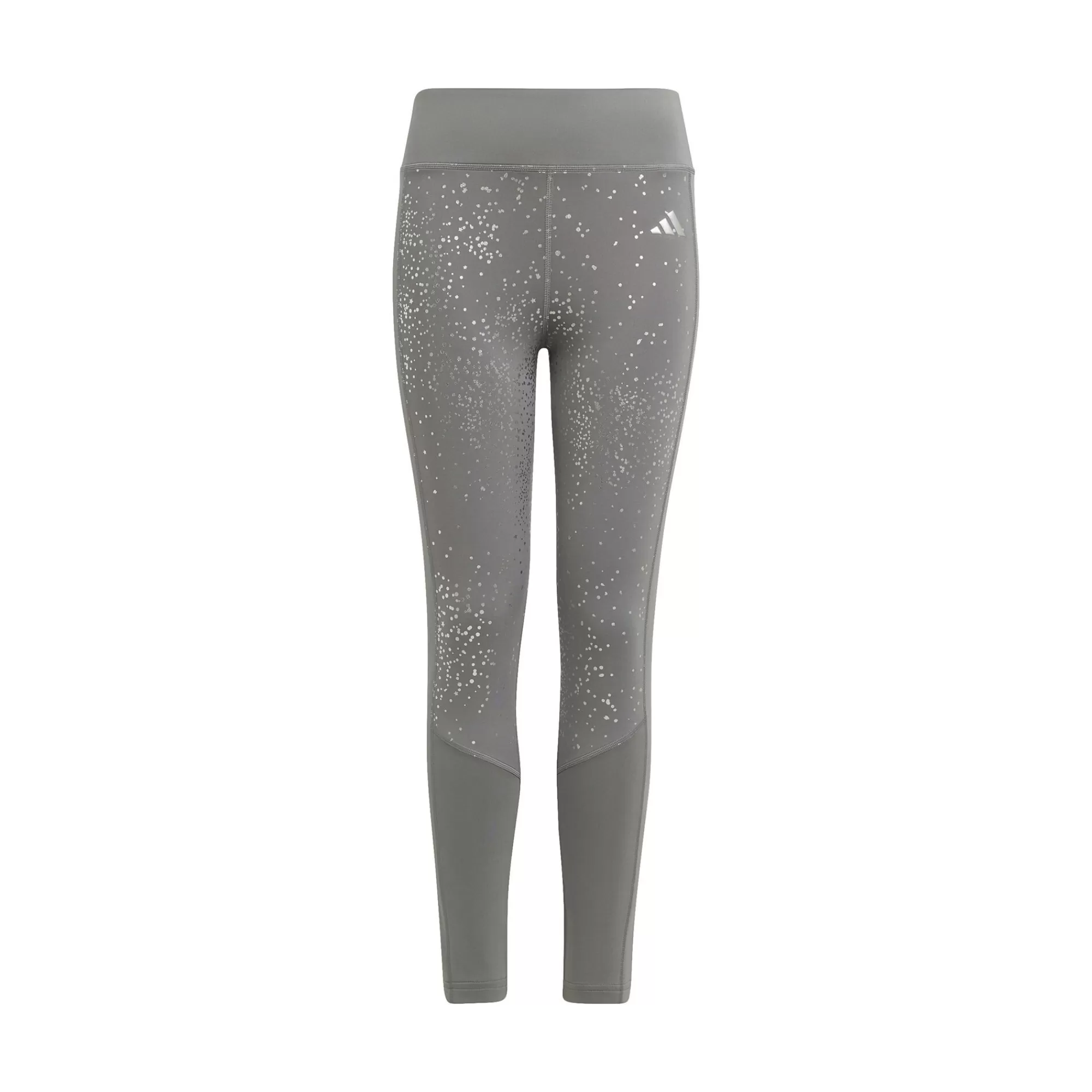 Optime Glam 7/8 Tight Kids - Grey, Silver>adidas Store