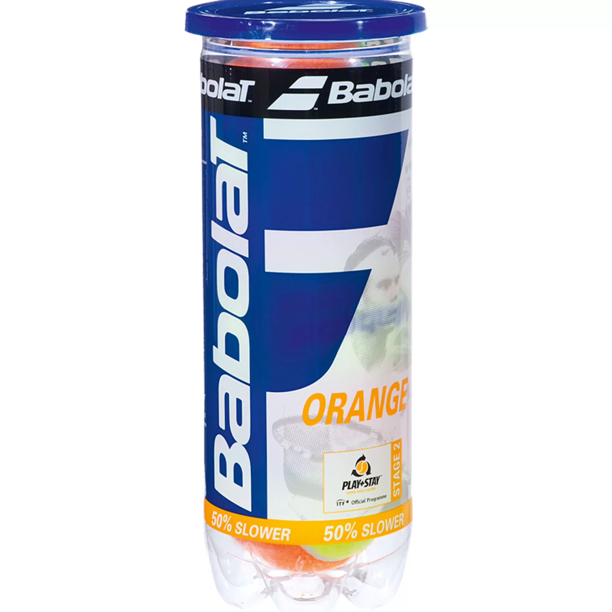 Orange (Stage 2) 3 Ball Tube>Babolat Shop