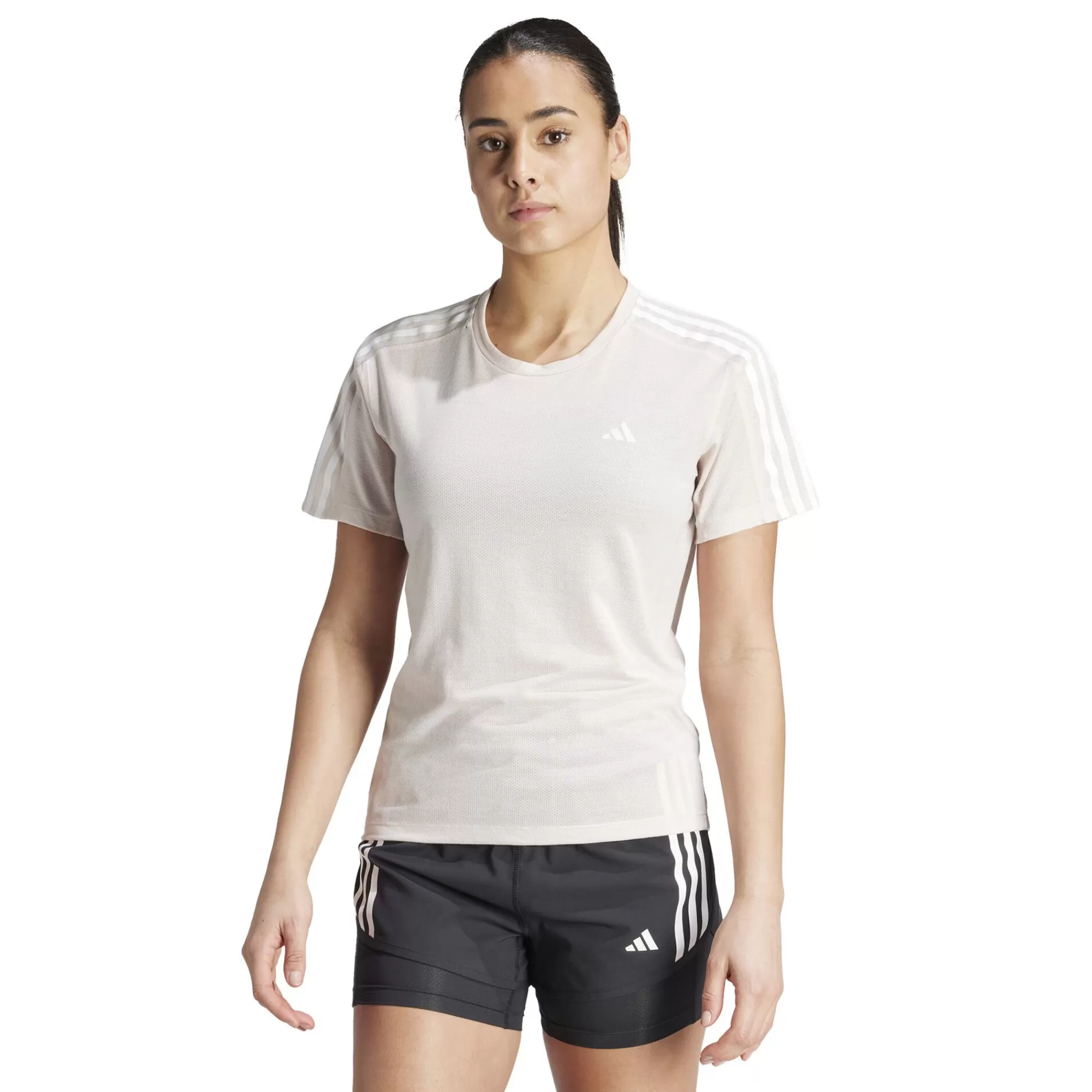 Own The Run E 3S Tee Running Shirt Women ->adidas Clearance