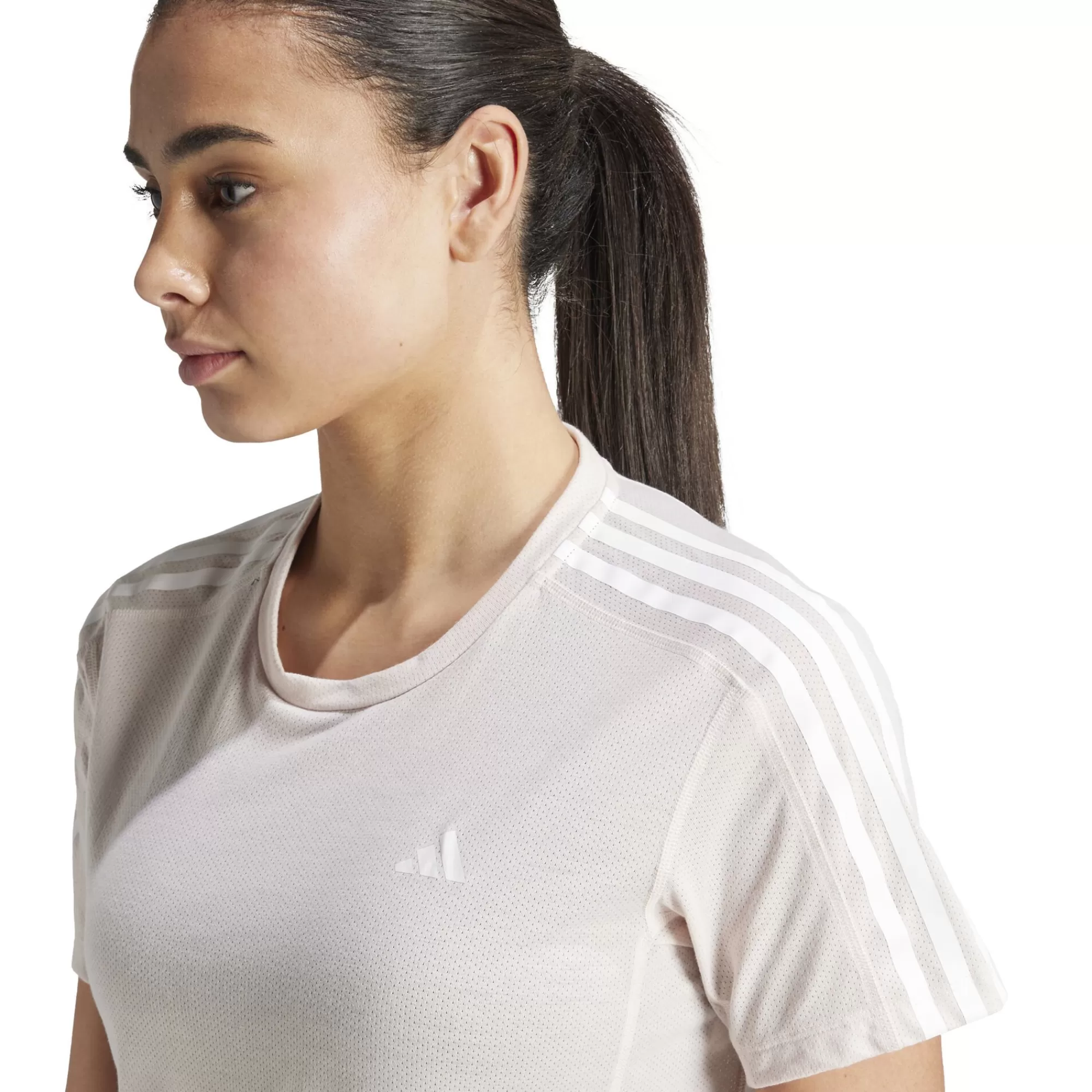 Own The Run E 3S Tee Running Shirt Women ->adidas Clearance