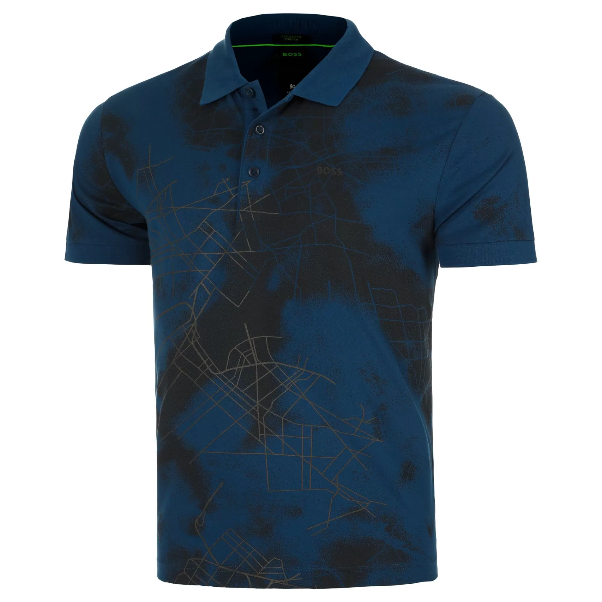 Paddy 3 Polo Men - Dark Blue>BOSS Shop