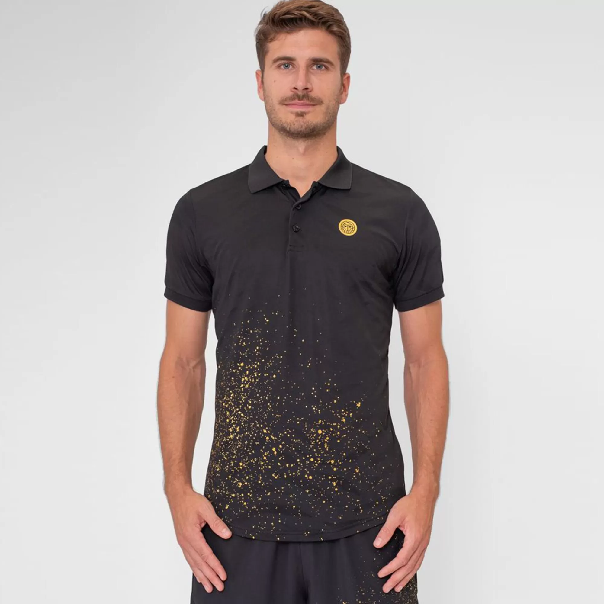 Paris 2024 Polo Men - Black, Gold>BIDI BADU Outlet