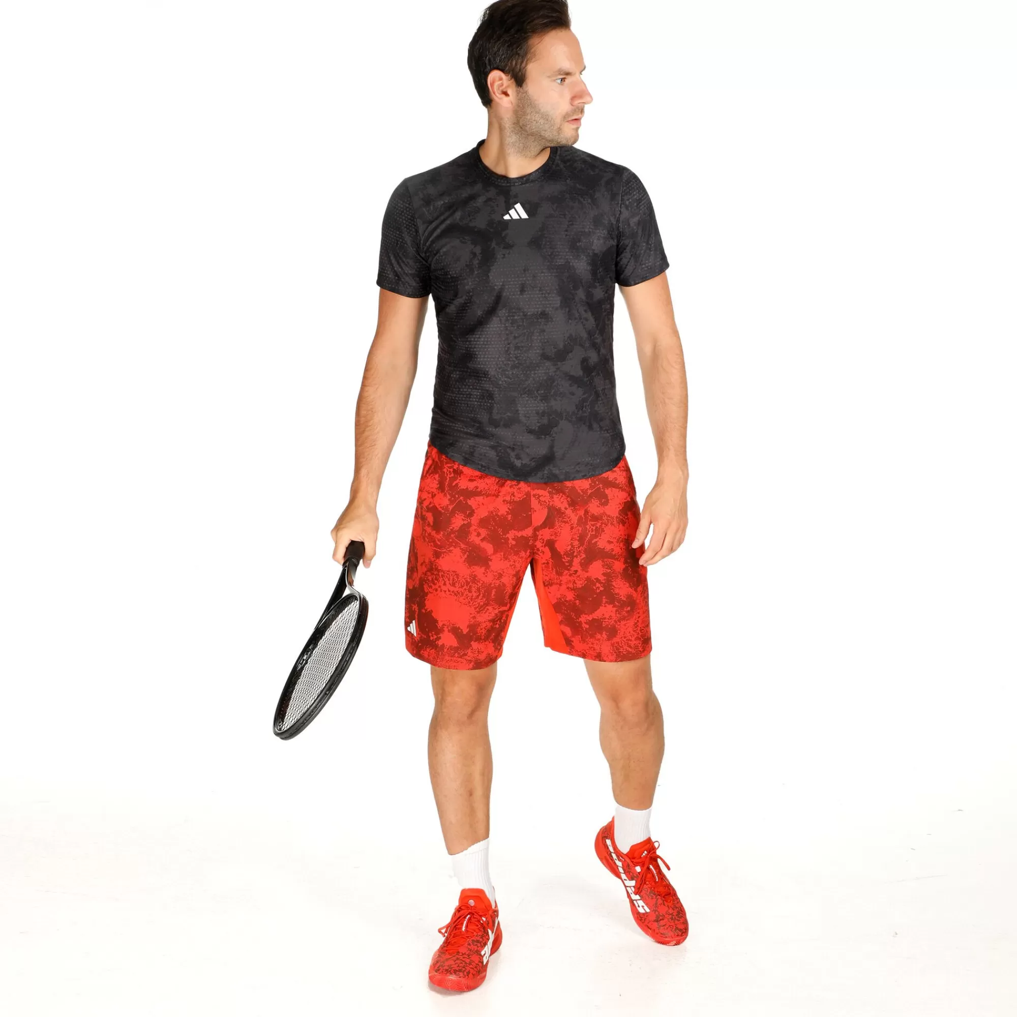 Paris 2N1 Shorts Men - Orange, Red>adidas Flash Sale