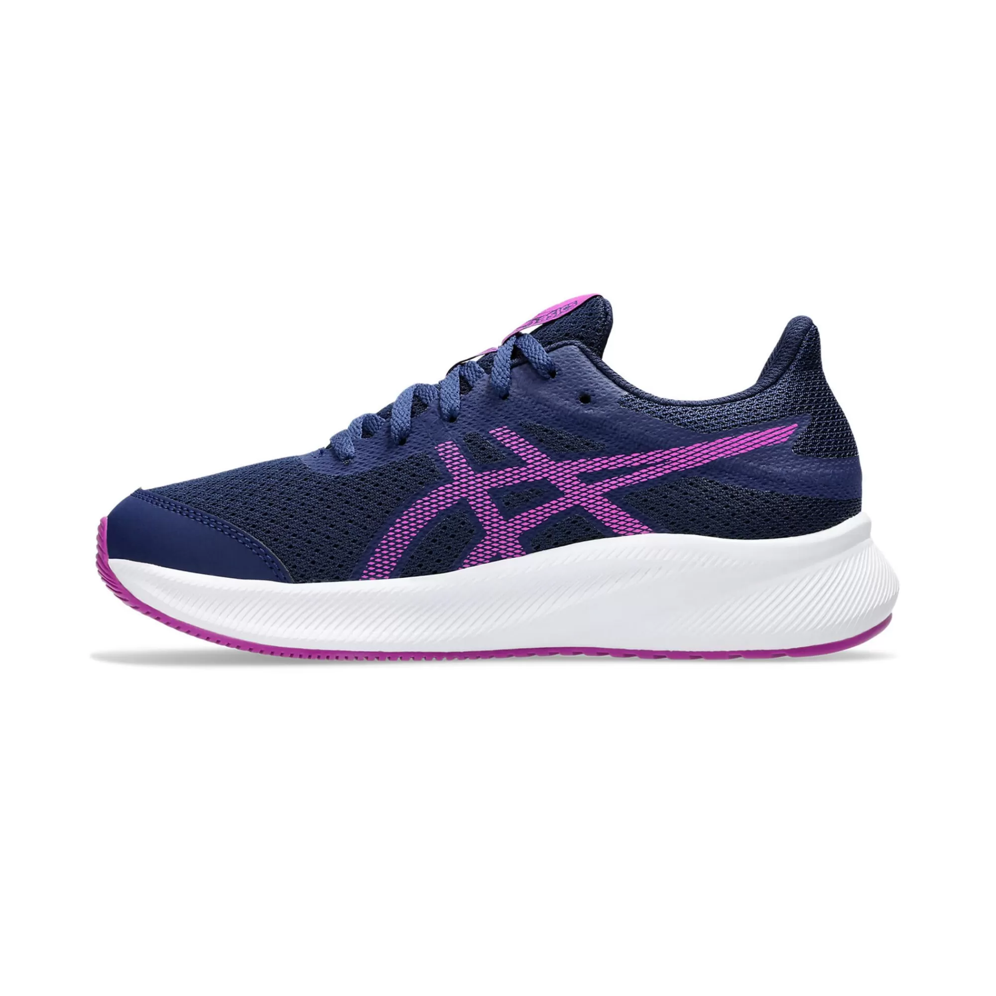 Patriot 13 GS Neutral Running Shoe Kids - Blue, White>ASICS Clearance